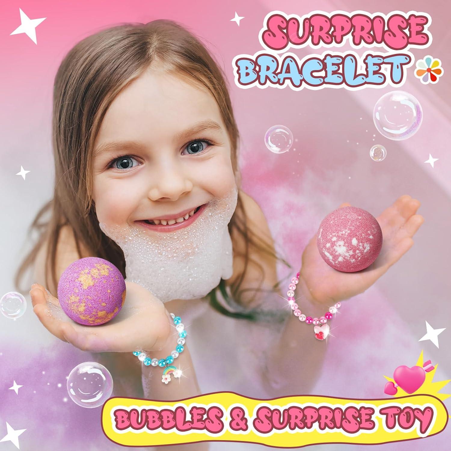 Bolas de Baño Unicornio Sanyi - 6 Unidades con Pulsera