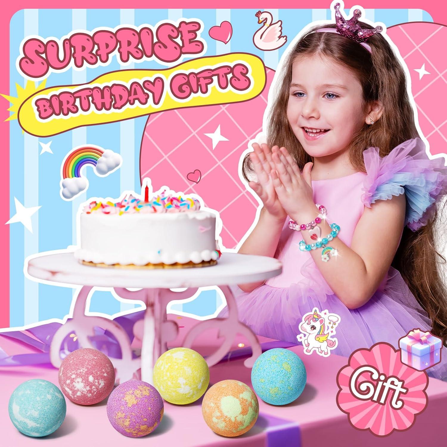 Bolas de Baño Unicornio Sanyi - 6 Unidades con Pulsera