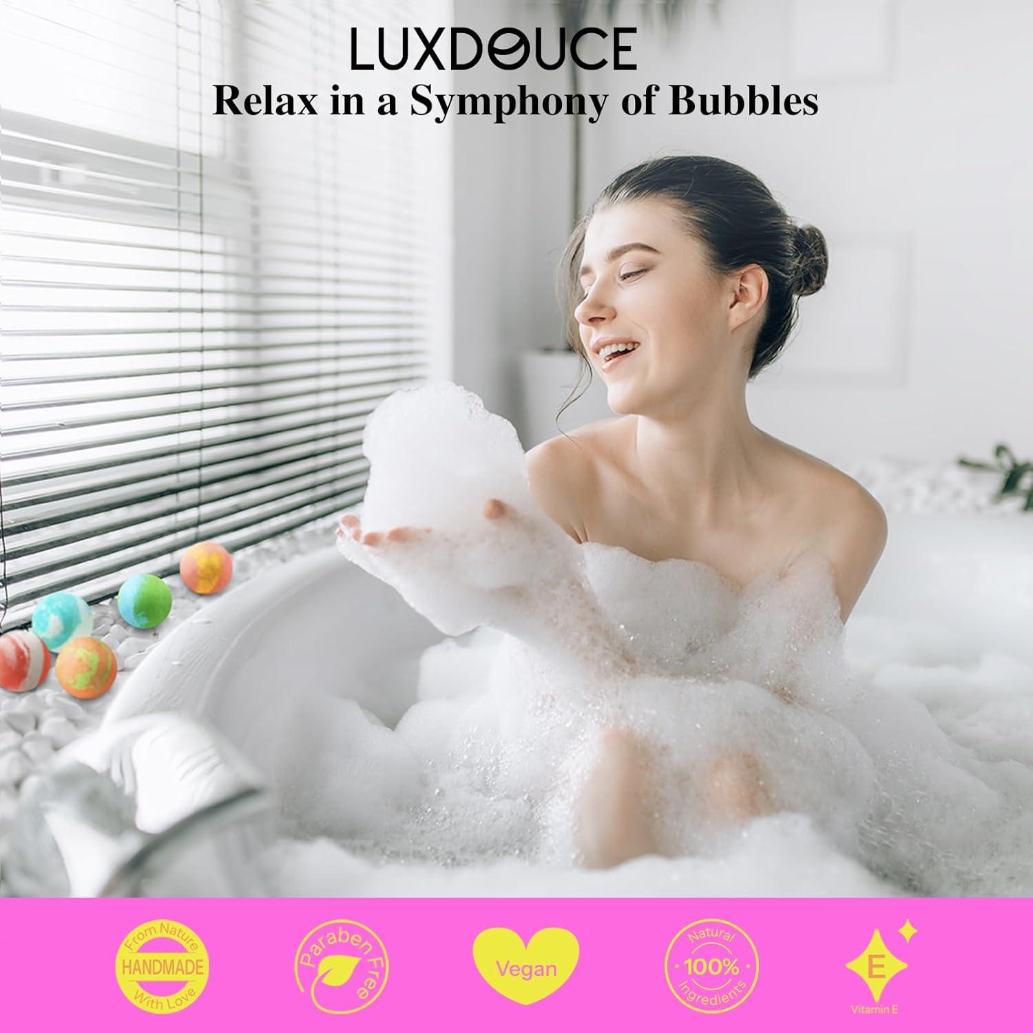 Juego de 48 Bombas de Baño LUXDOUCE - Aromas Naturales