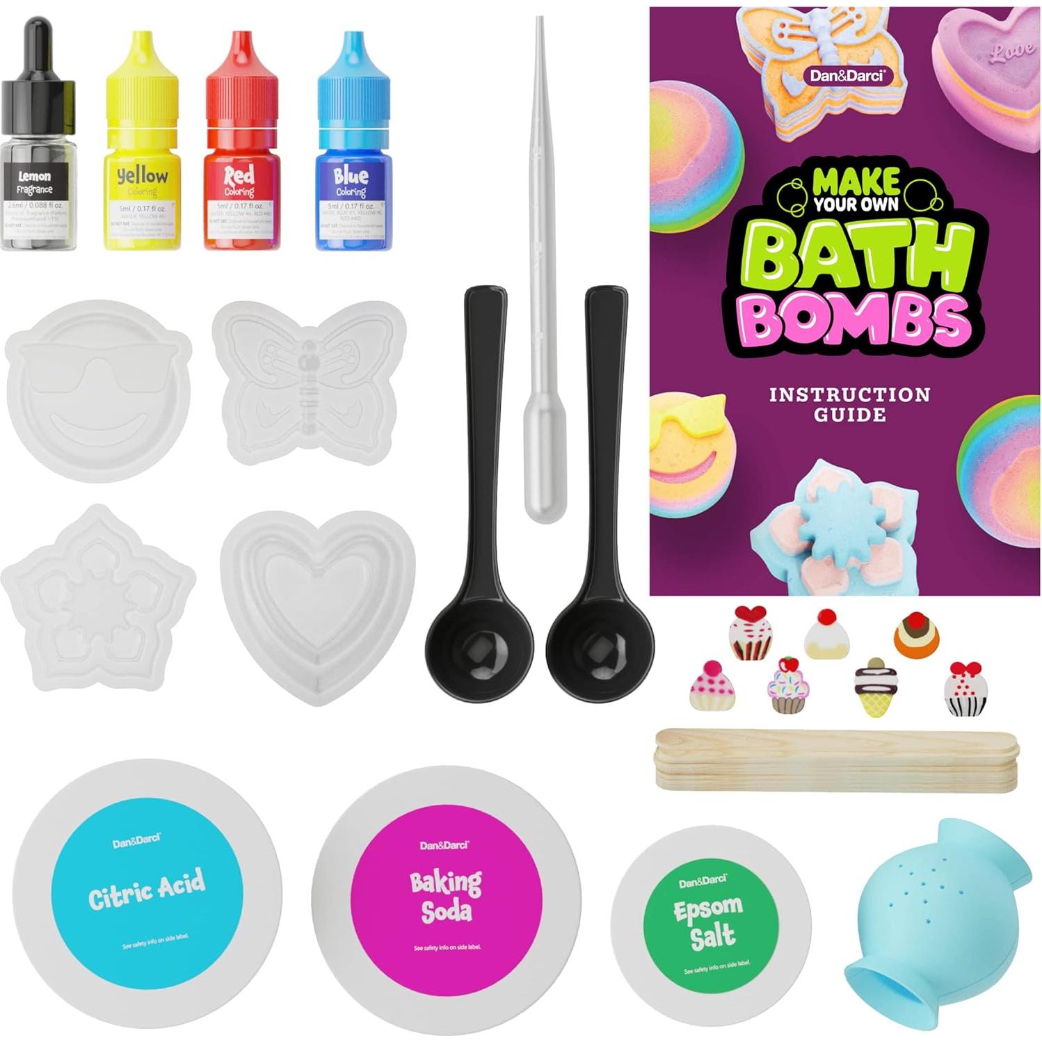 Kit de fabricación de bombas de baño Dan&Darci - 35 piezas
