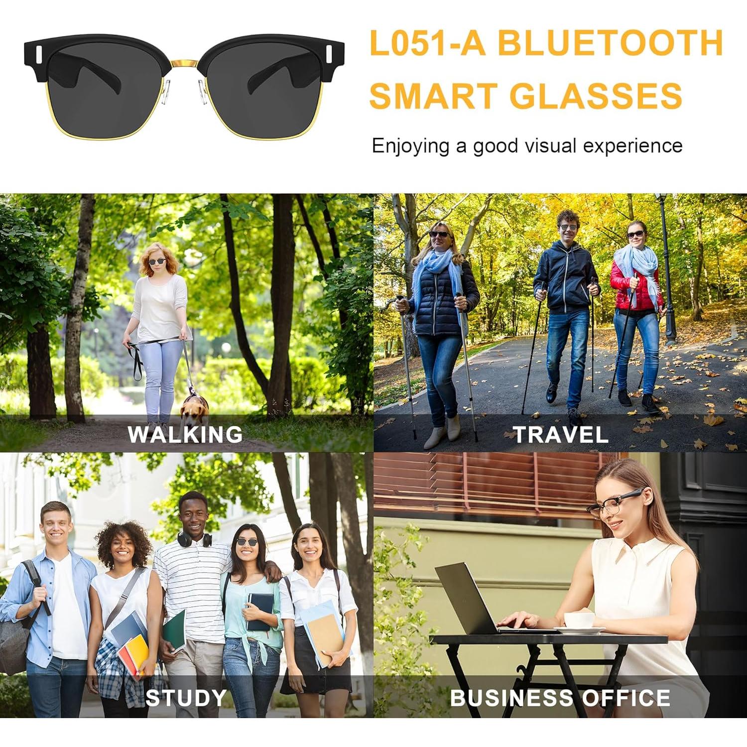 Gafas de sol Bluetooth RERBO con altavoces y UV400