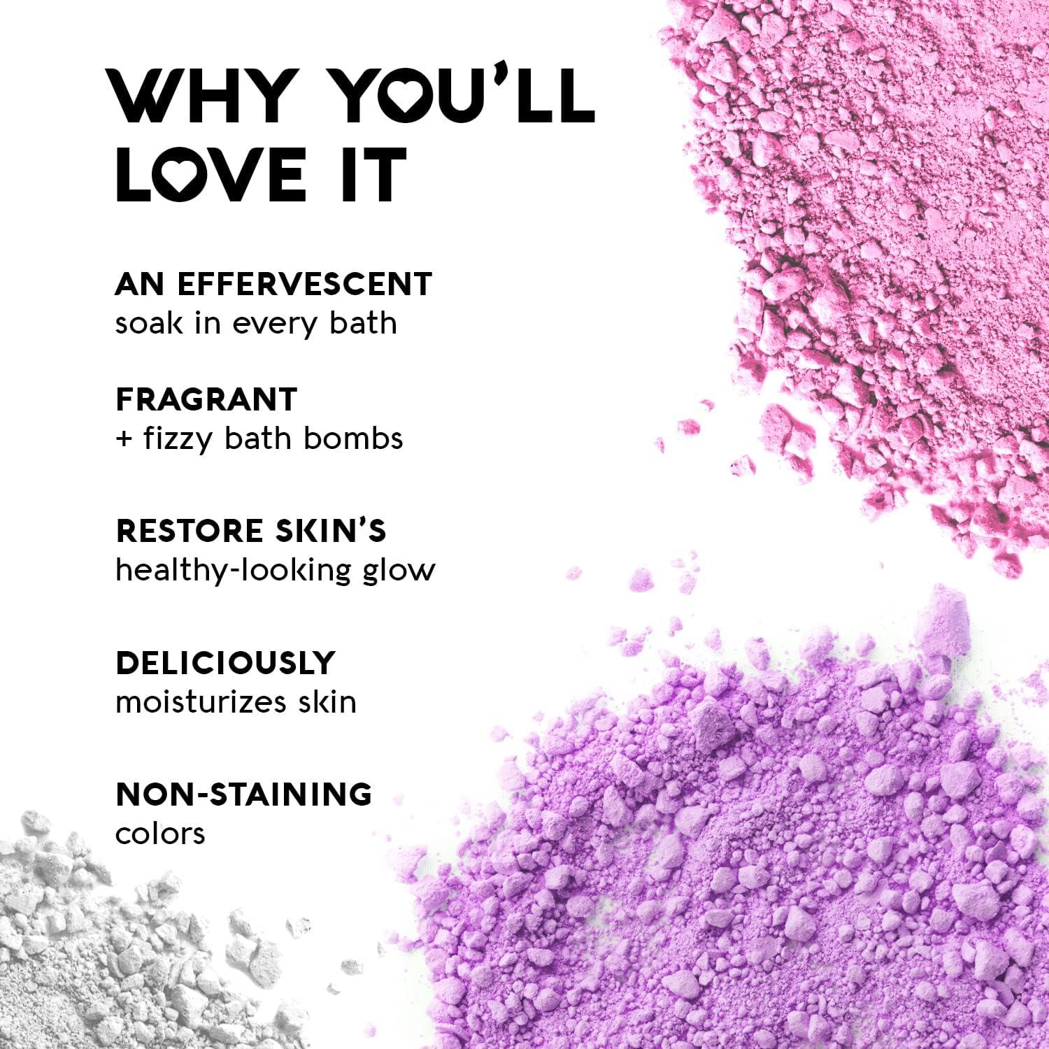 Conjunto de Bombas de Baño Garcoa 10 Piezas Lavanda y Manzanilla