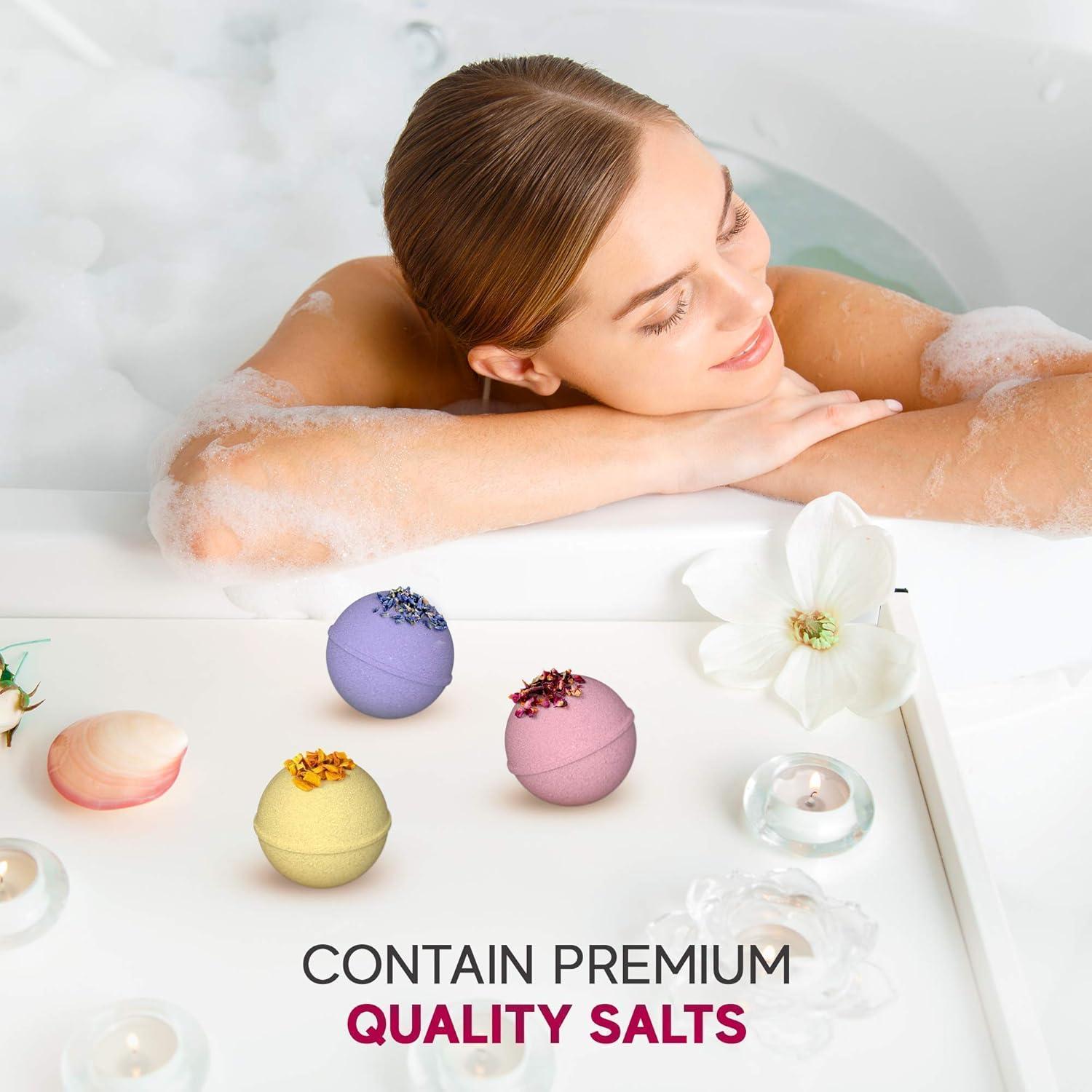 Juego de Bombas de Baño Orgánicas Relaxcation - 6 Aromas Naturales