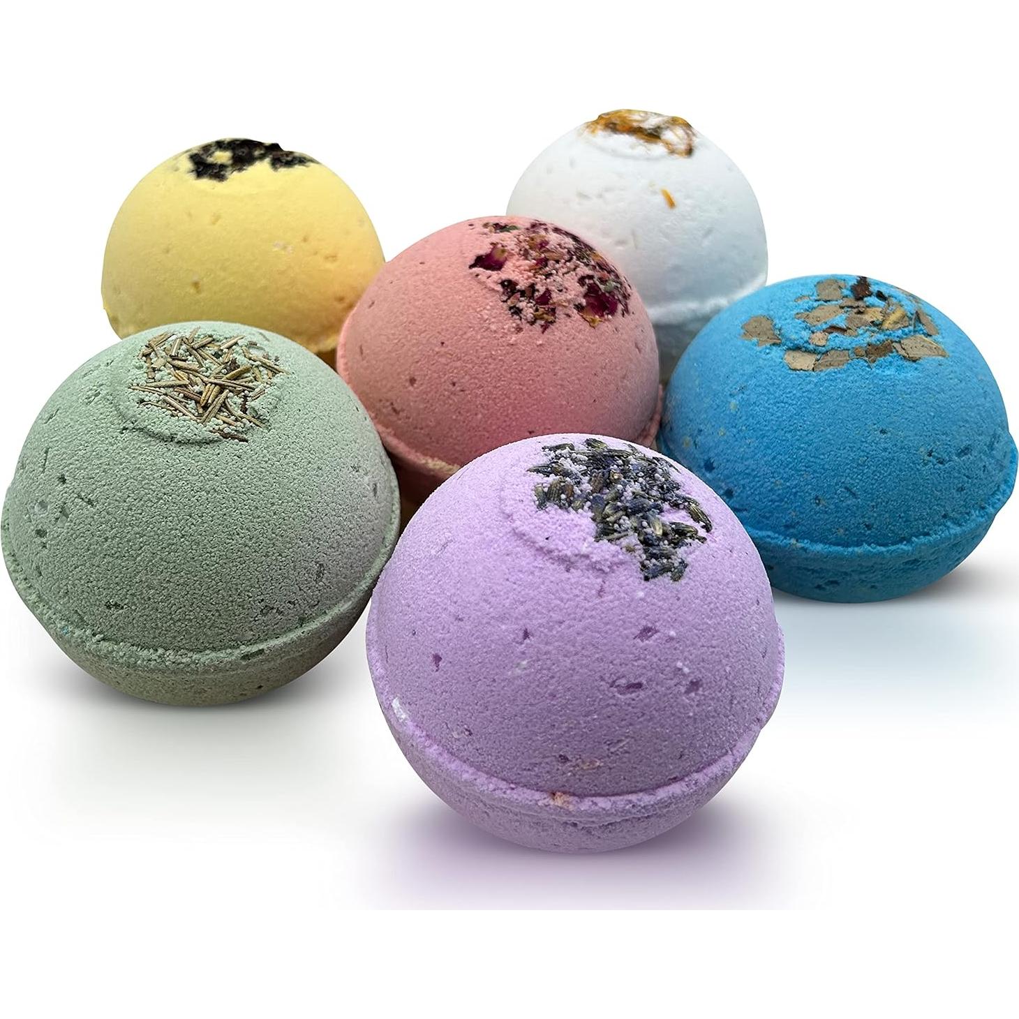 Juego de Bombas de Baño Orgánicas Relaxcation - 6 Aromas Naturales