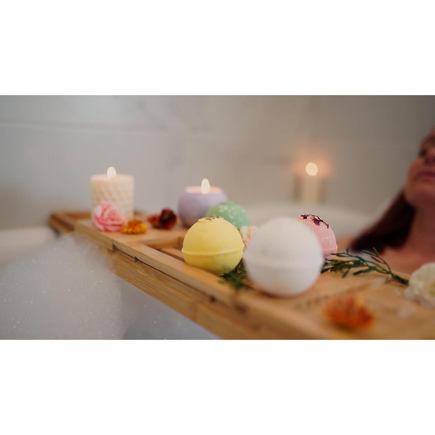 Juego de Bombas de Baño Orgánicas Relaxcation - 6 Aromas Naturales