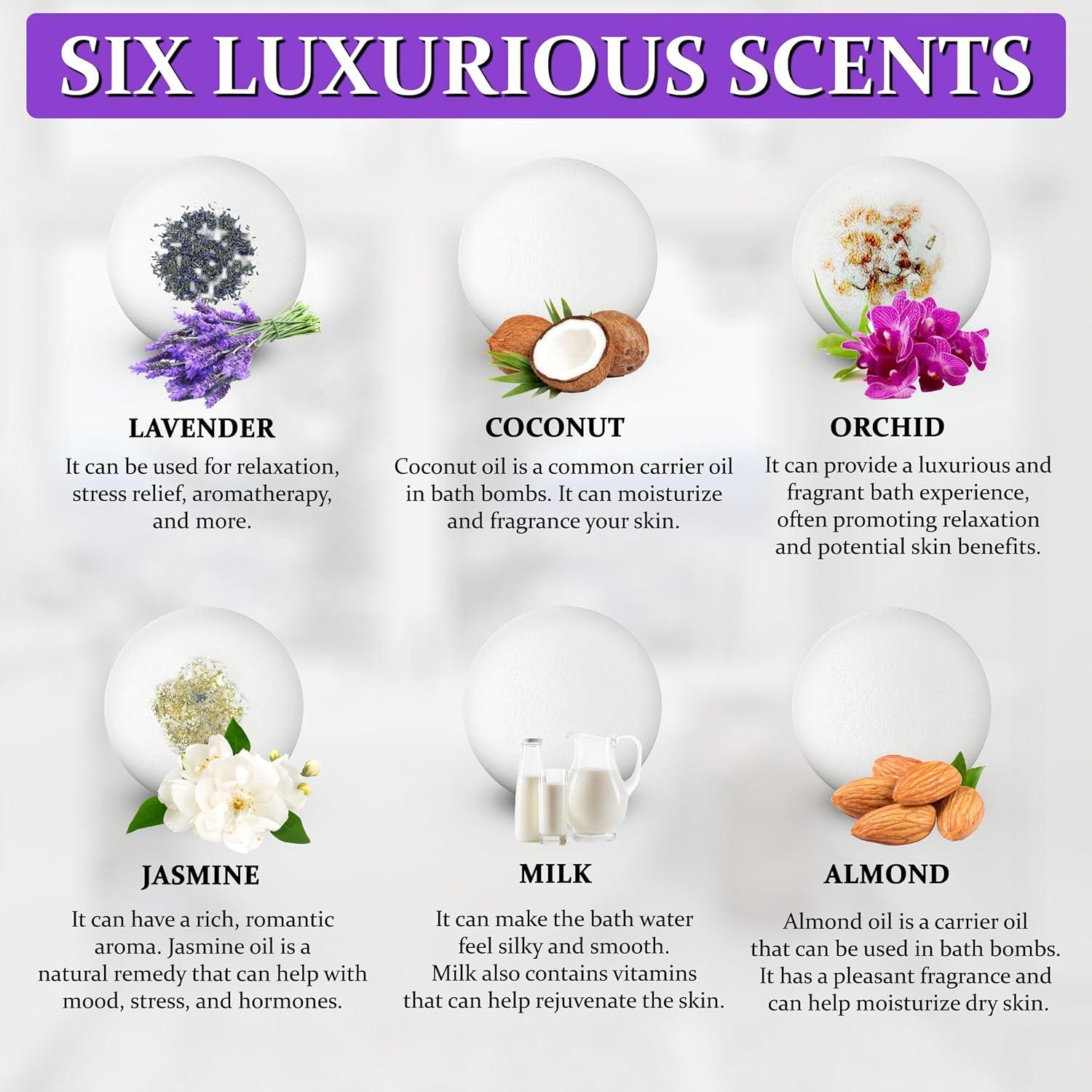 Pack de 6 Bombas de Baño Veganas Melida's - 100g cada una