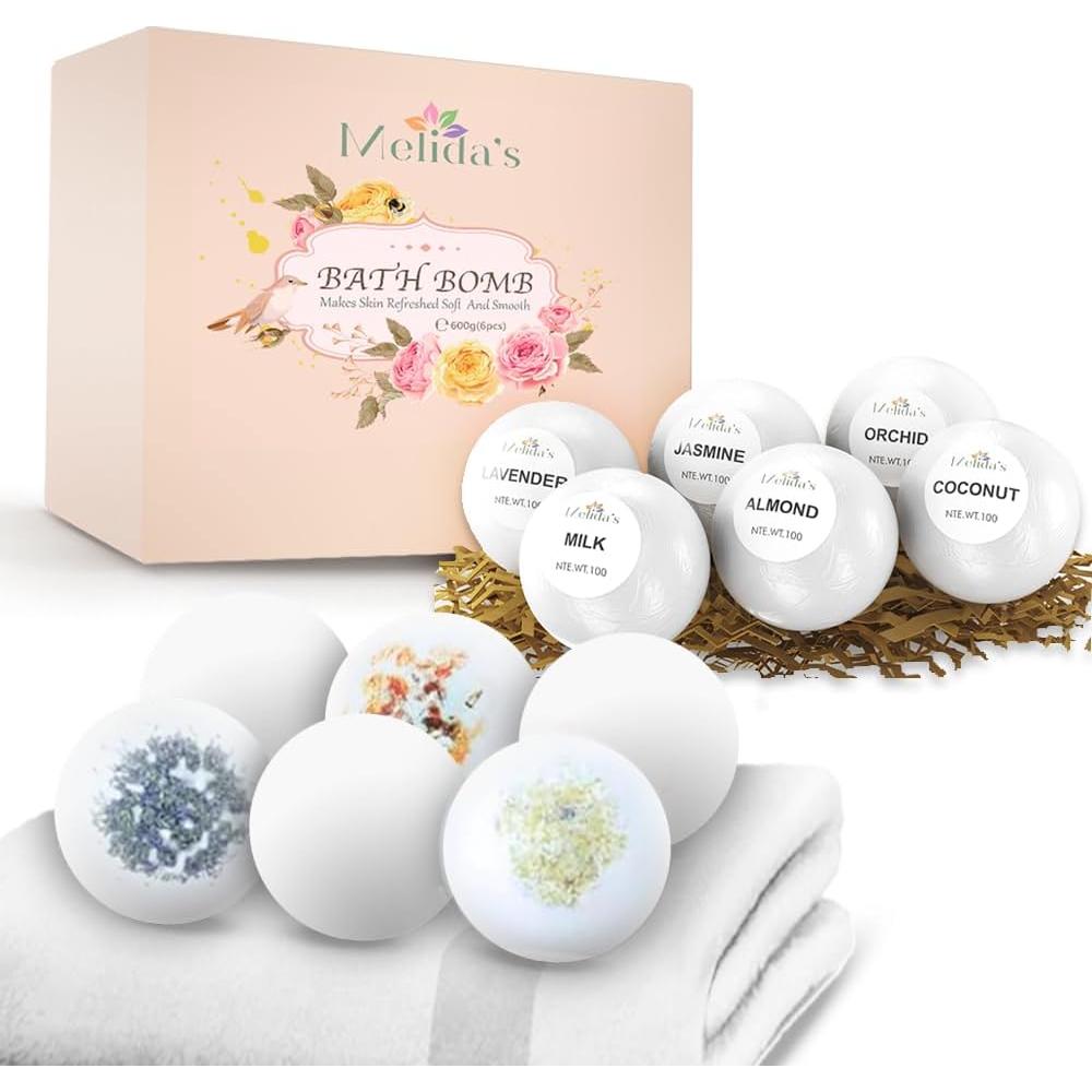 Pack de 6 Bombas de Baño Veganas Melida's - 100g cada una