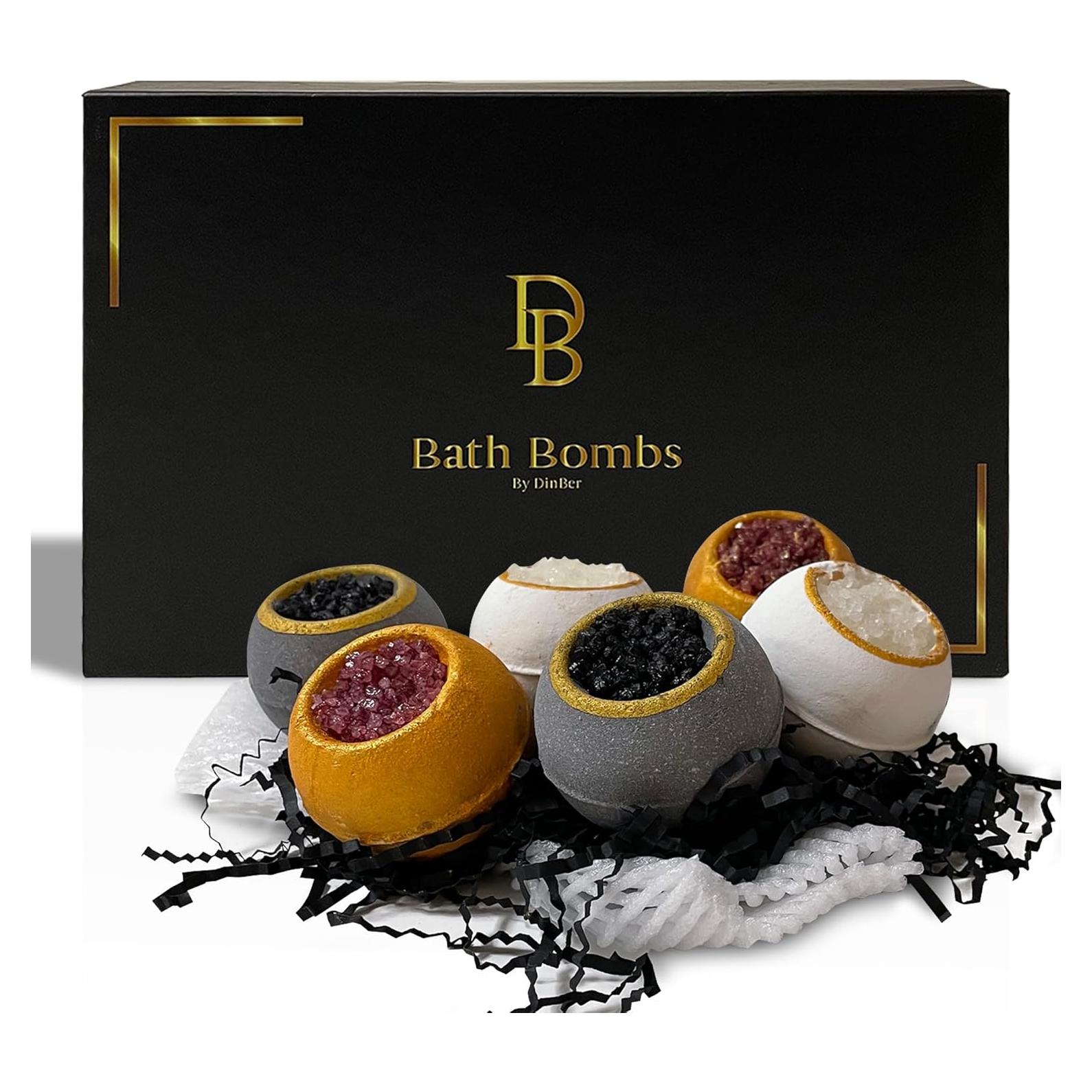 Set de Bombas de Baño de Lujo DinBer - 6 Piezas Orgánicas