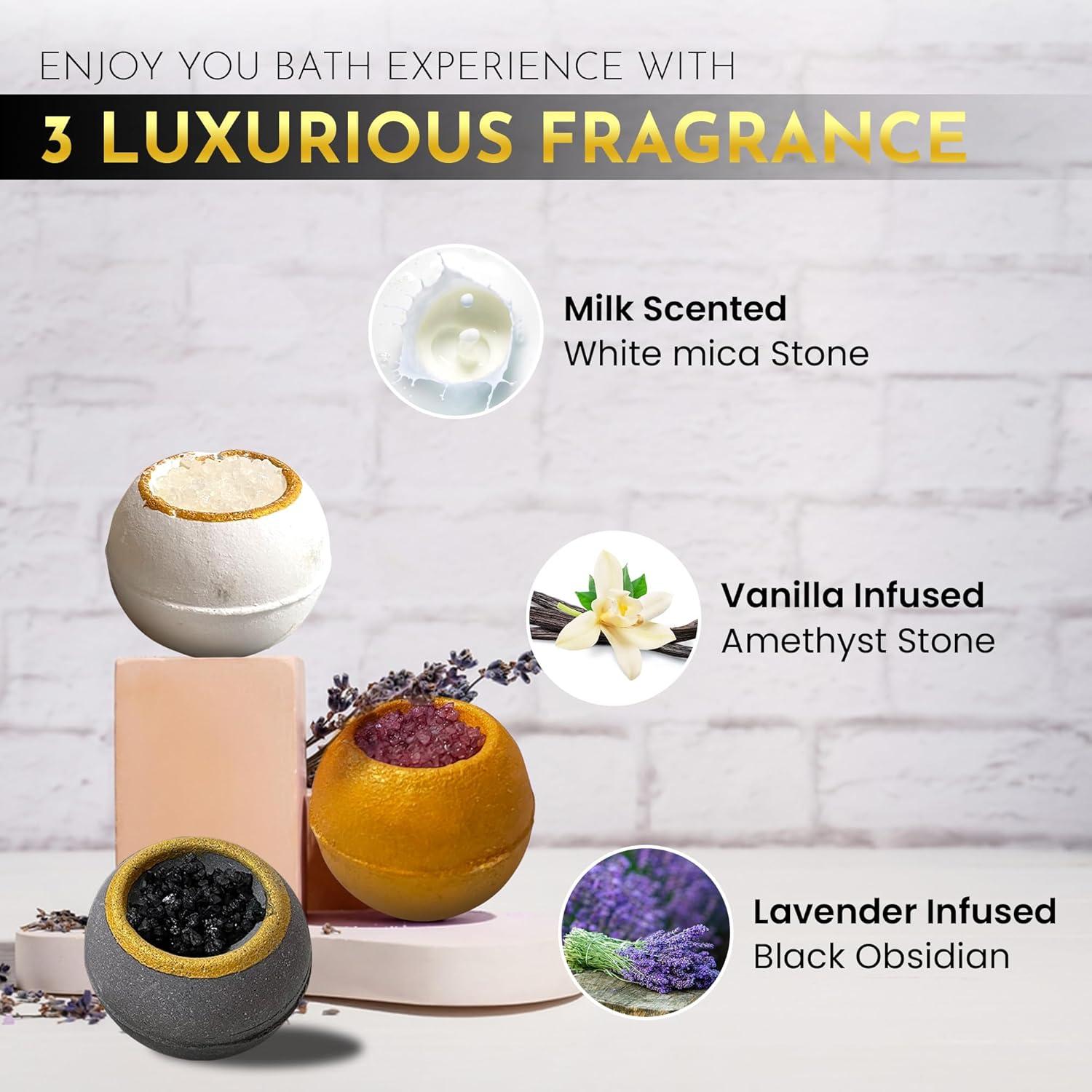 Set de Bombas de Baño de Lujo DinBer - 6 Piezas Orgánicas