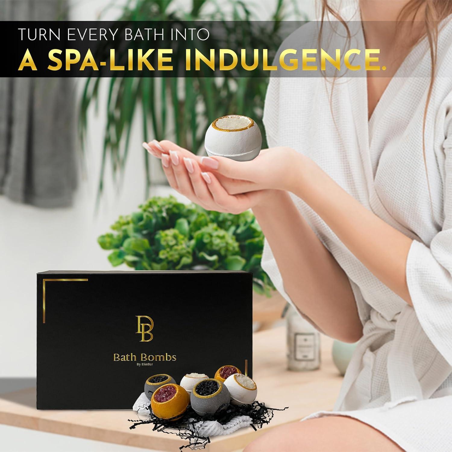 Set de Bombas de Baño de Lujo DinBer - 6 Piezas Orgánicas