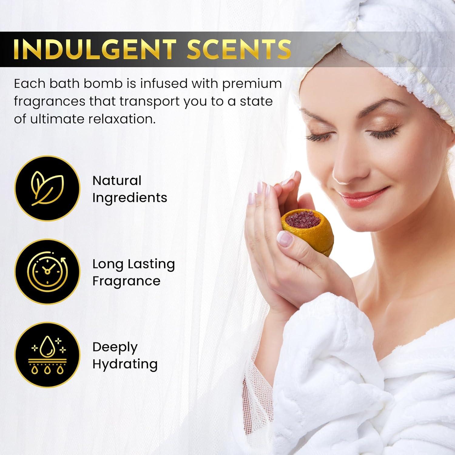 Set de Bombas de Baño de Lujo DinBer - 6 Piezas Orgánicas