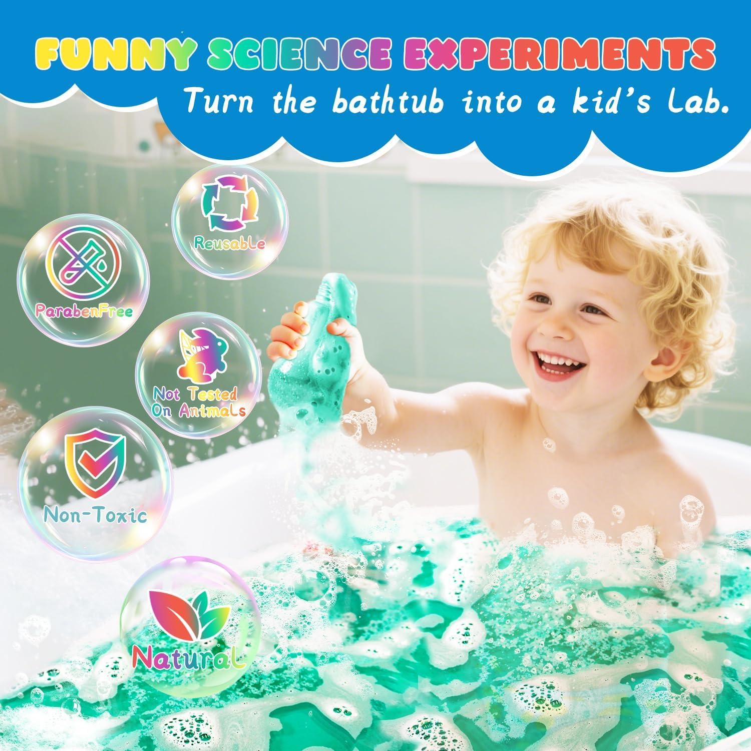 Bombas de Baño para Niños NEWFEIFAN - 4 Piezas Coloridas