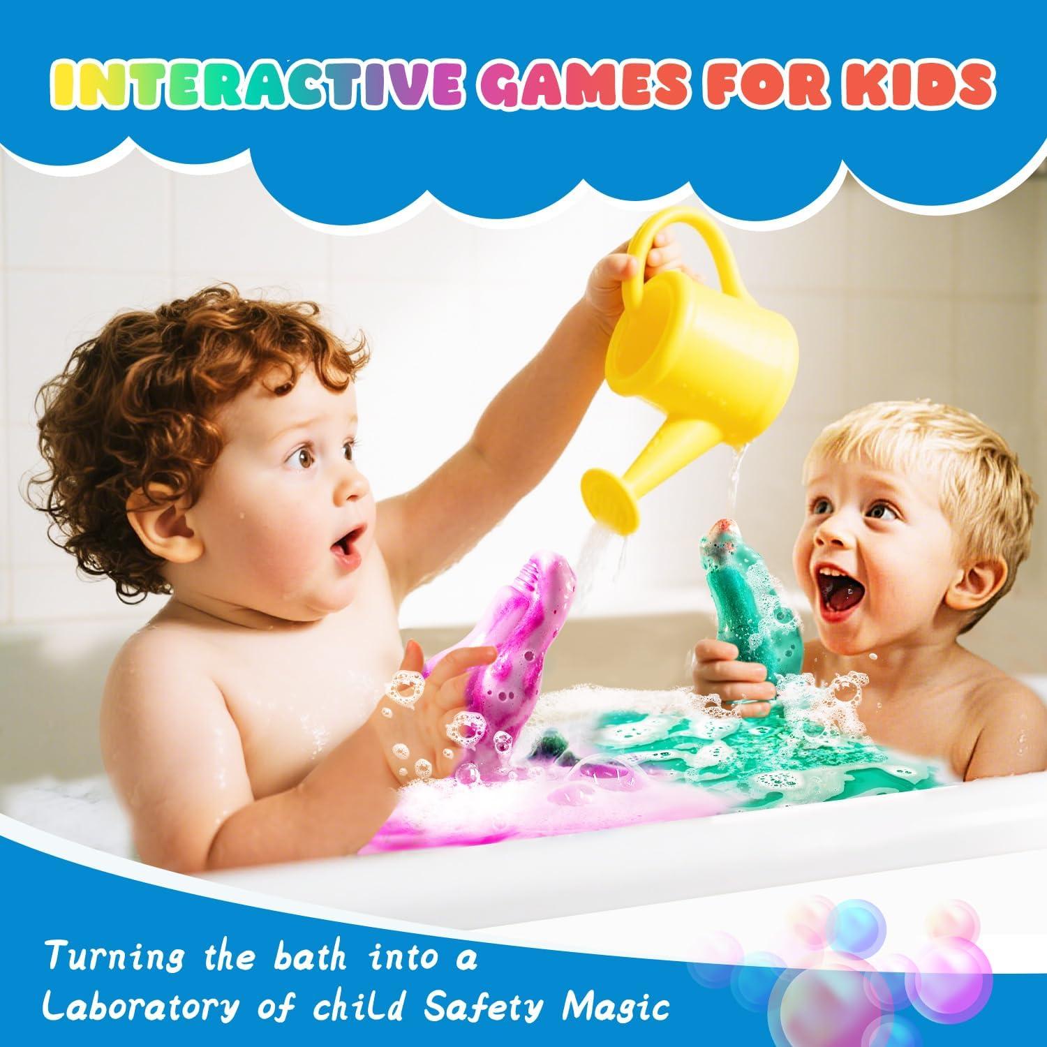 Bombas de Baño para Niños NEWFEIFAN - 4 Piezas Coloridas