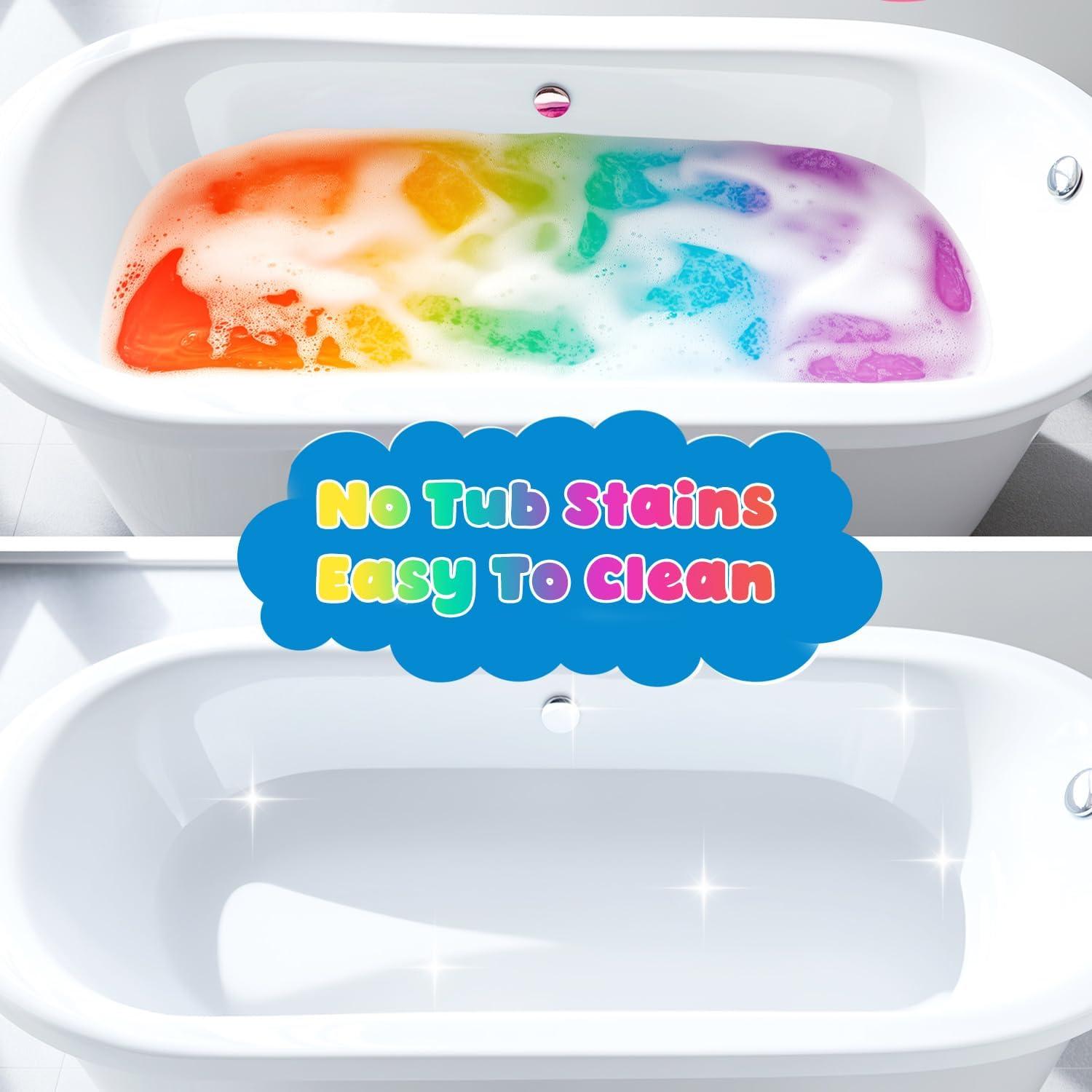 Bombas de Baño para Niños NEWFEIFAN - 4 Piezas Coloridas