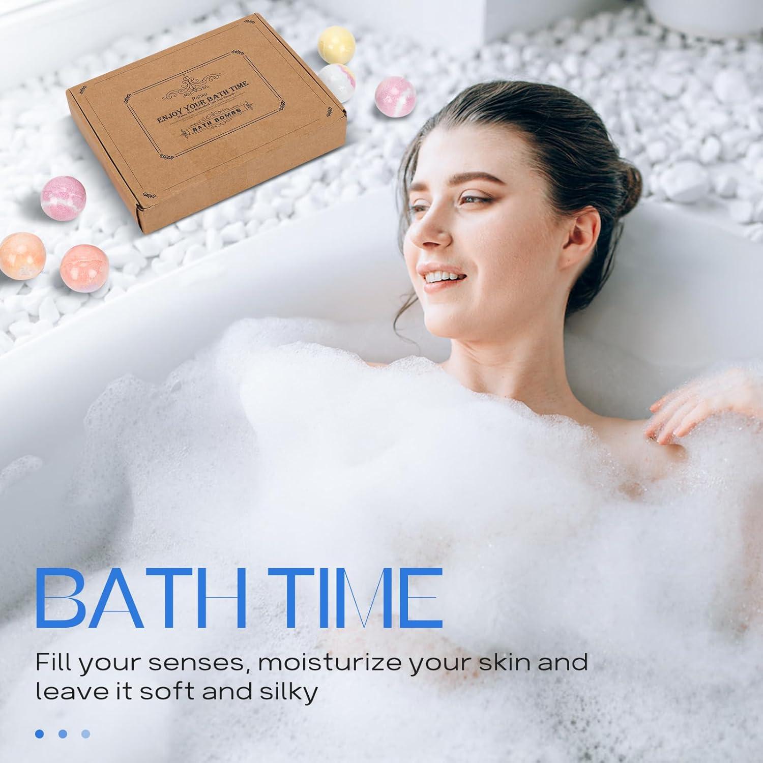 Juego de Bombas de Baño Pahxu 20 PCS Orgánicas con Aceite Esencial