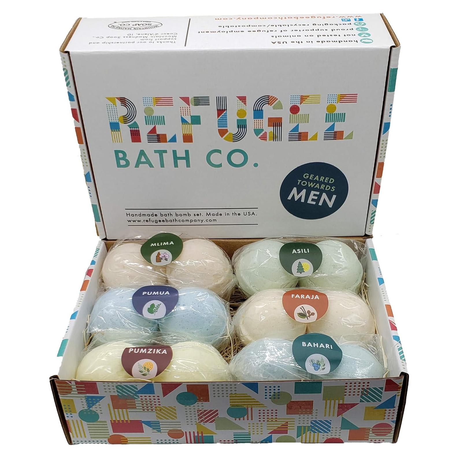 Bombas de baño variadas Refugee Bath Co. 70.9 g veganas