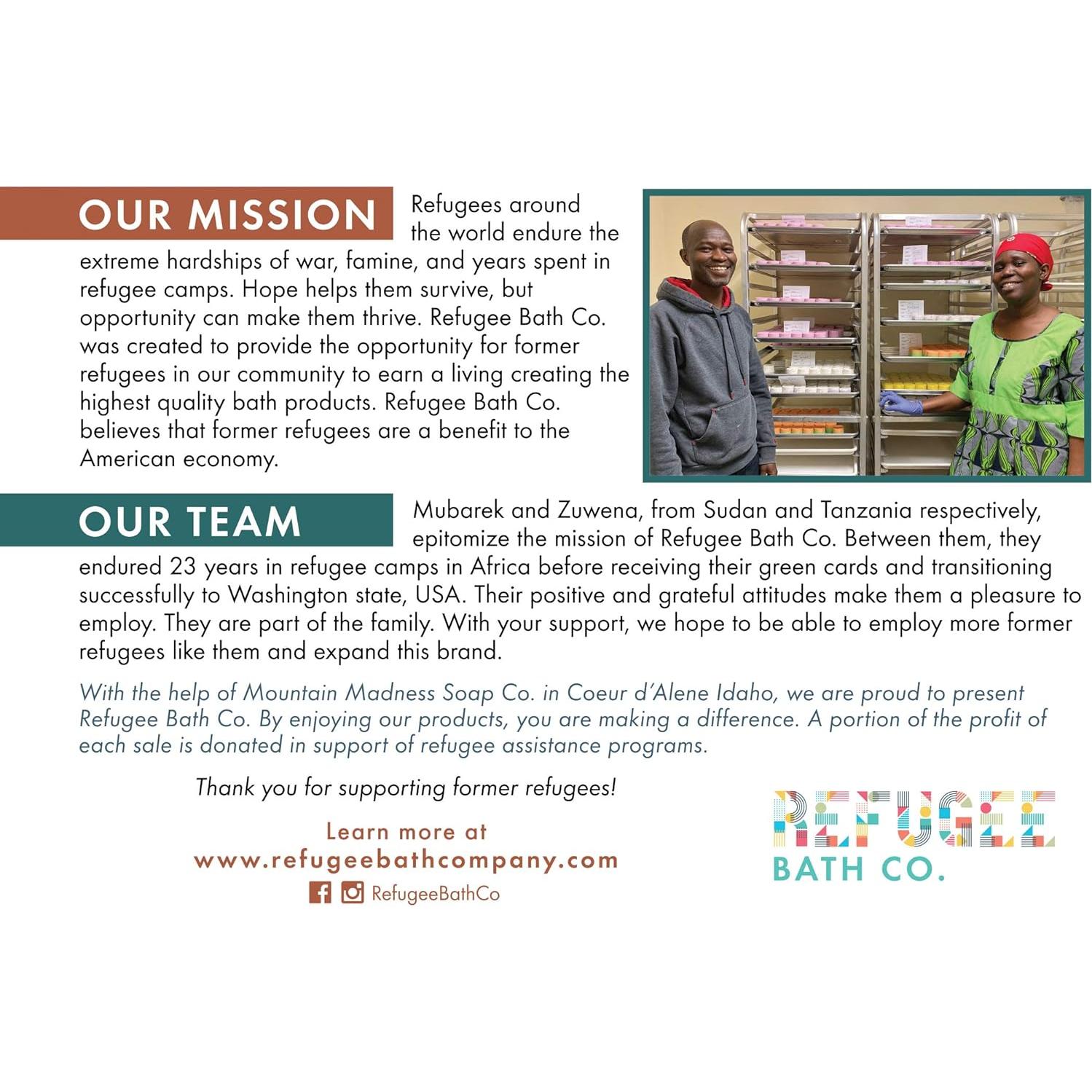 Bombas de baño variadas Refugee Bath Co. 70.9 g veganas