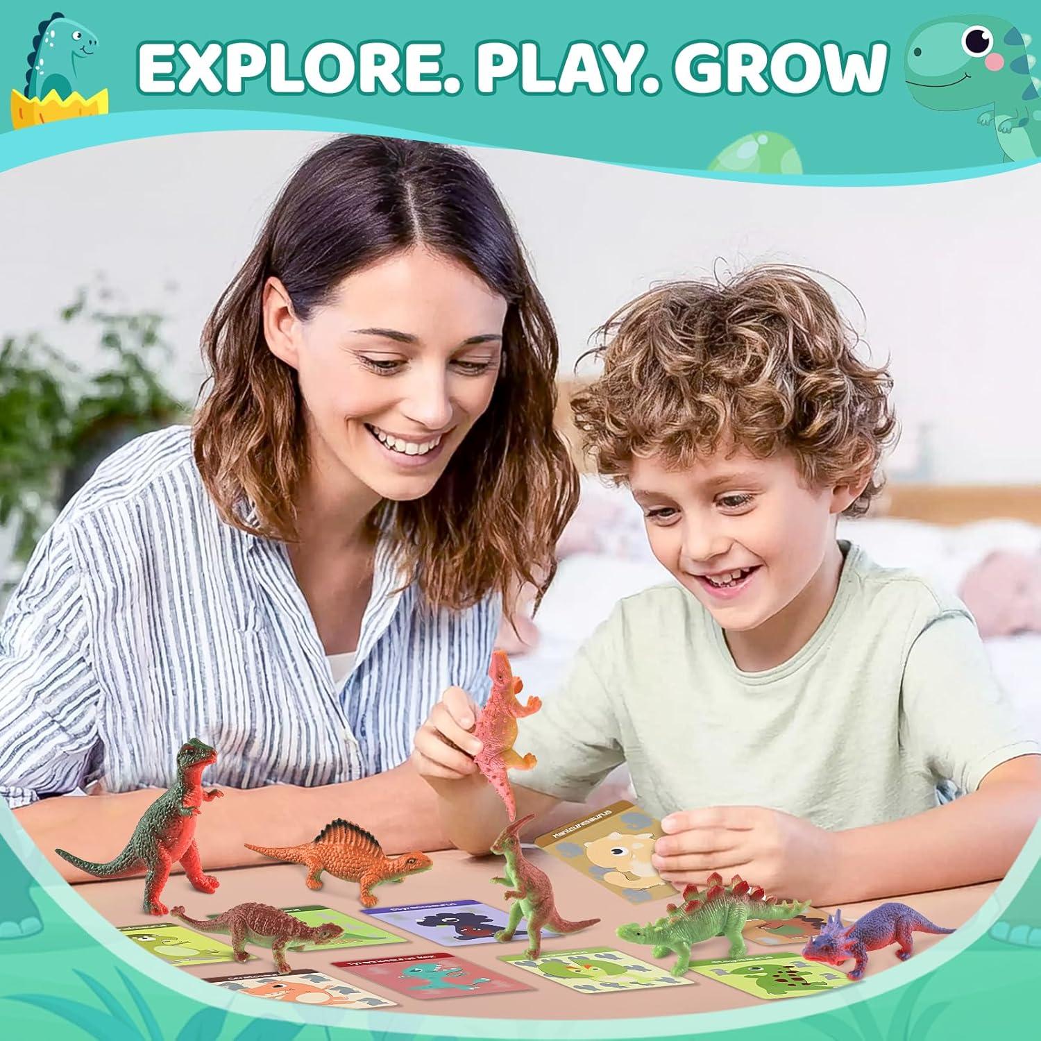 Bombas de Baño Orgánicas STARYAR con Juguetes de Dinosaurios - 9 Piezas