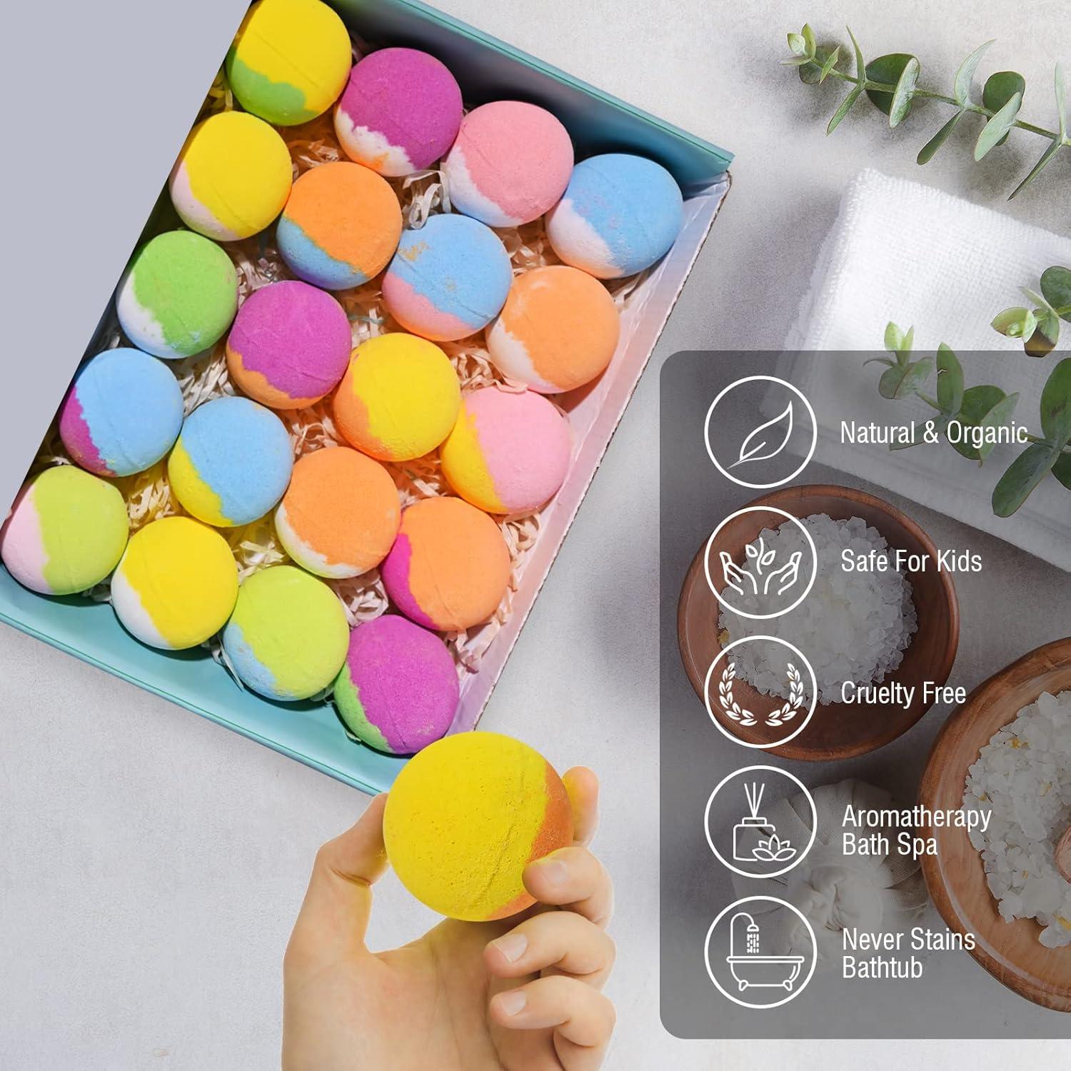 Set de 20 Bombas de Baño Santrela con Juguetes Sorpresa