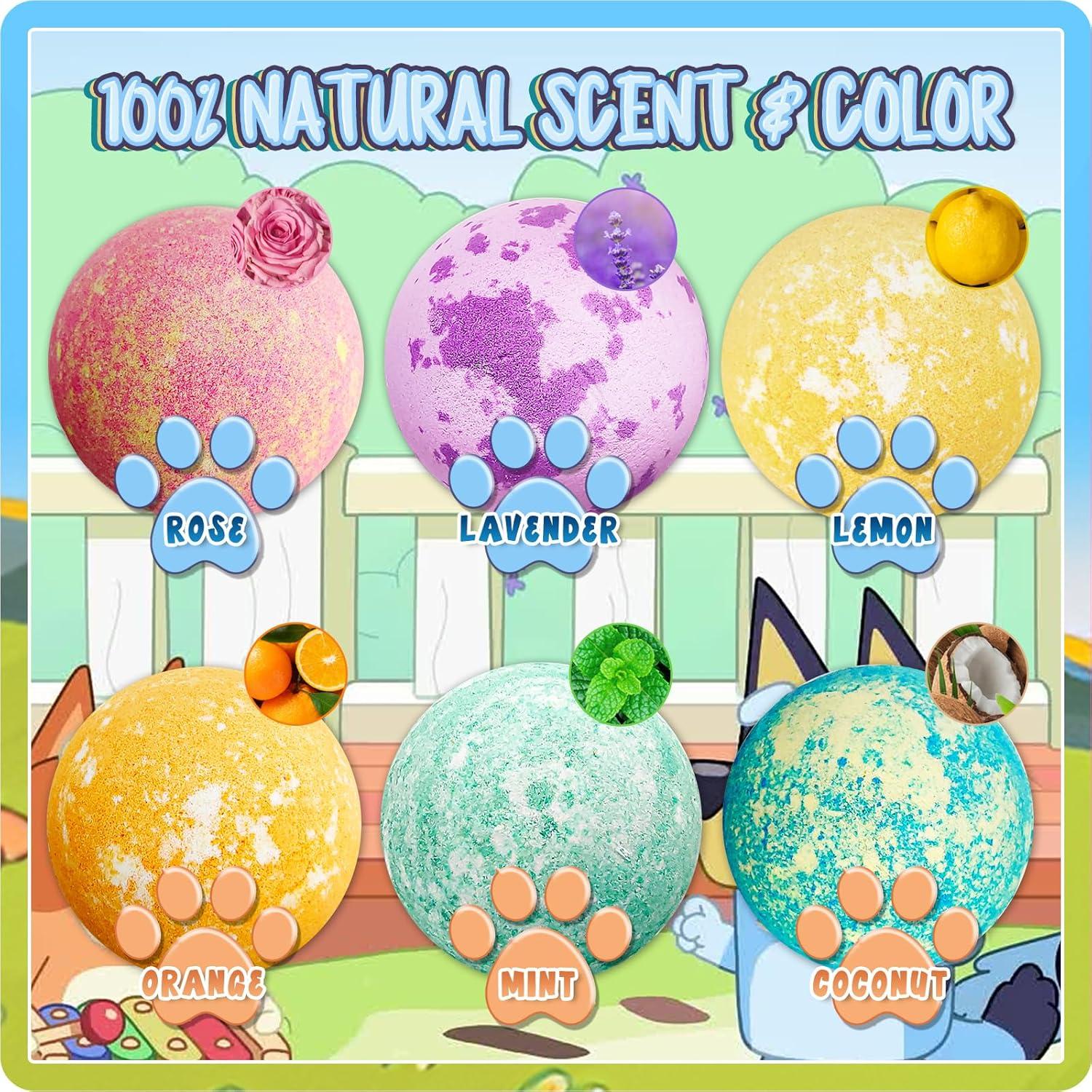 Bombas de Baño Orgánicas POPBATH con Sorpresa - Set 6 Pcs