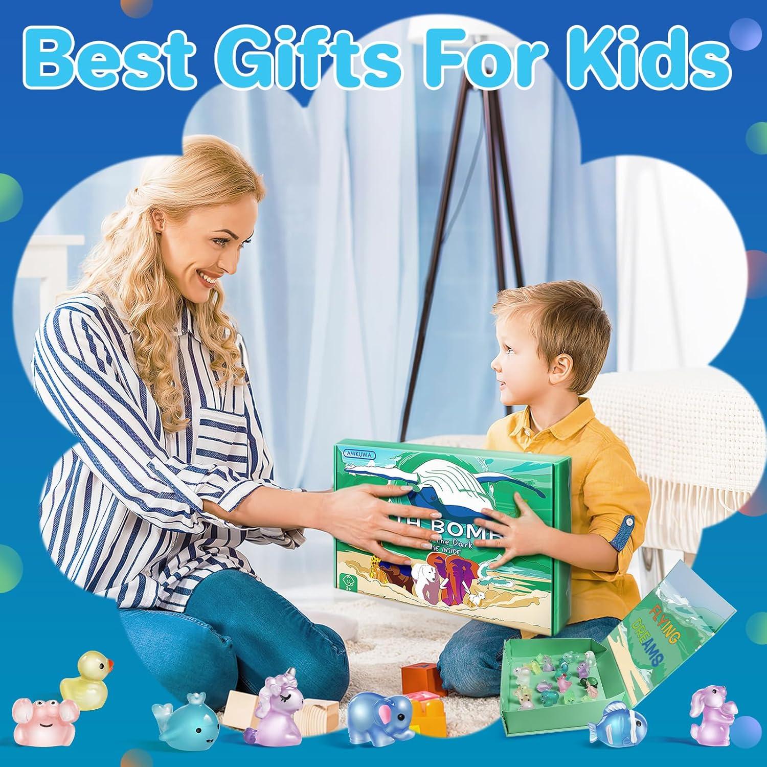 Bombas de Baño para Niños AWKUWA - 24 Piezas con Juguetes