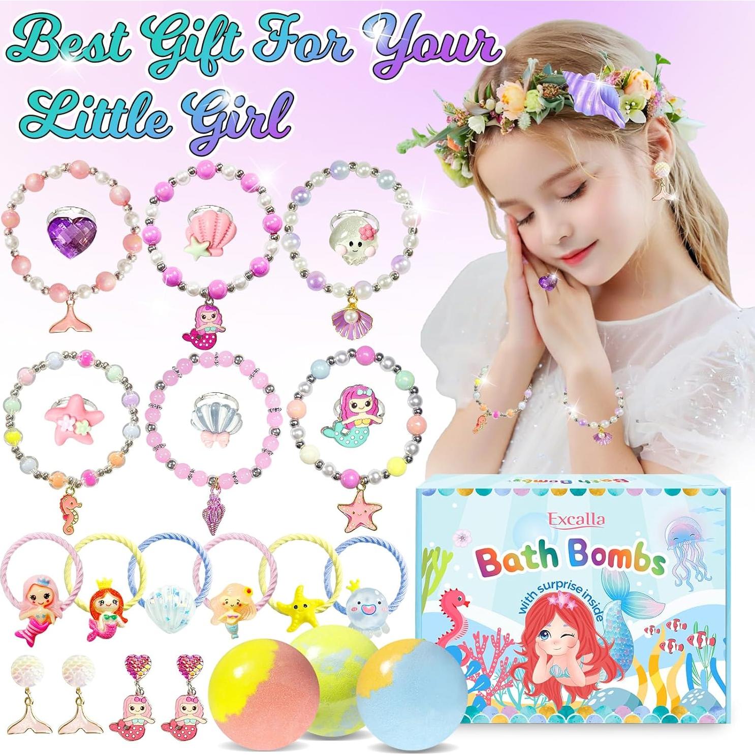 Set de 20 Bombas de Baño ECL con Juguetes Sorpresa para Niñas