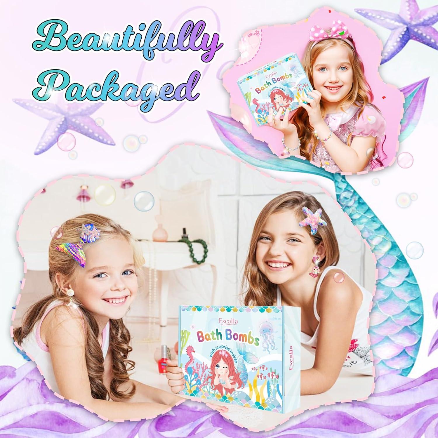 Set de 20 Bombas de Baño ECL con Juguetes Sorpresa para Niñas