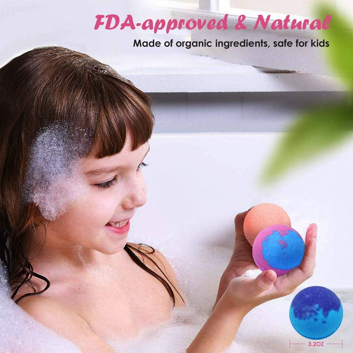 Set de 12 Bombas de Baño Hidratantes con Juguetes Sorpresa