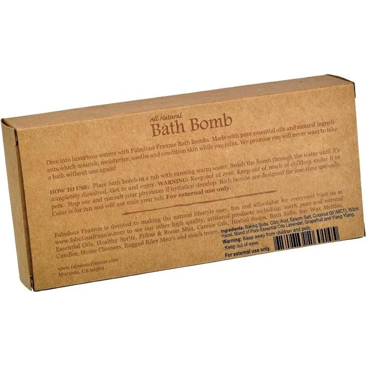 Bomba de Baño Natural Fabuloso Frannie 2pk Desestresar 70.87g