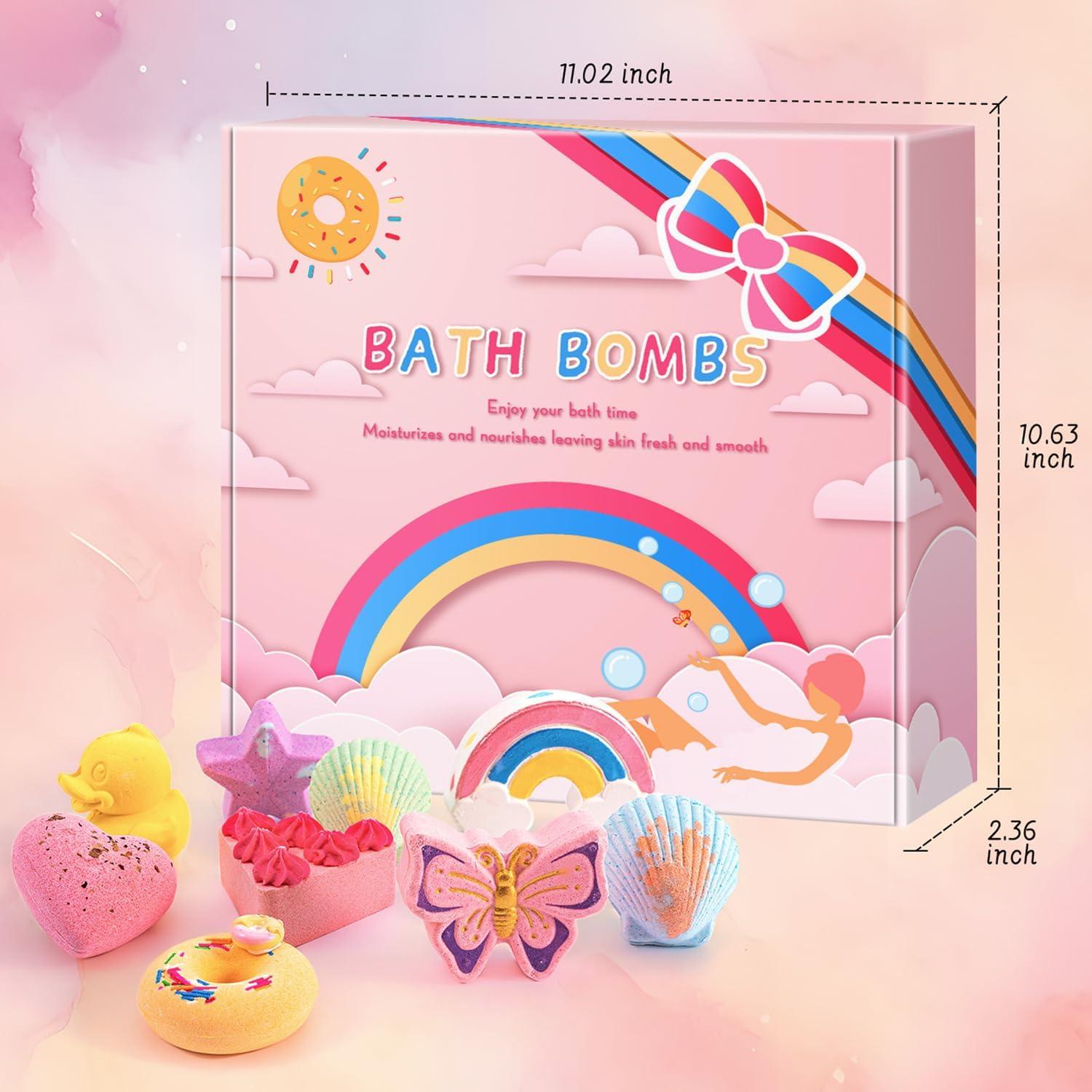 Juego de 9 Bombas de Baño BusyMouth con Juguetes Sorpresa