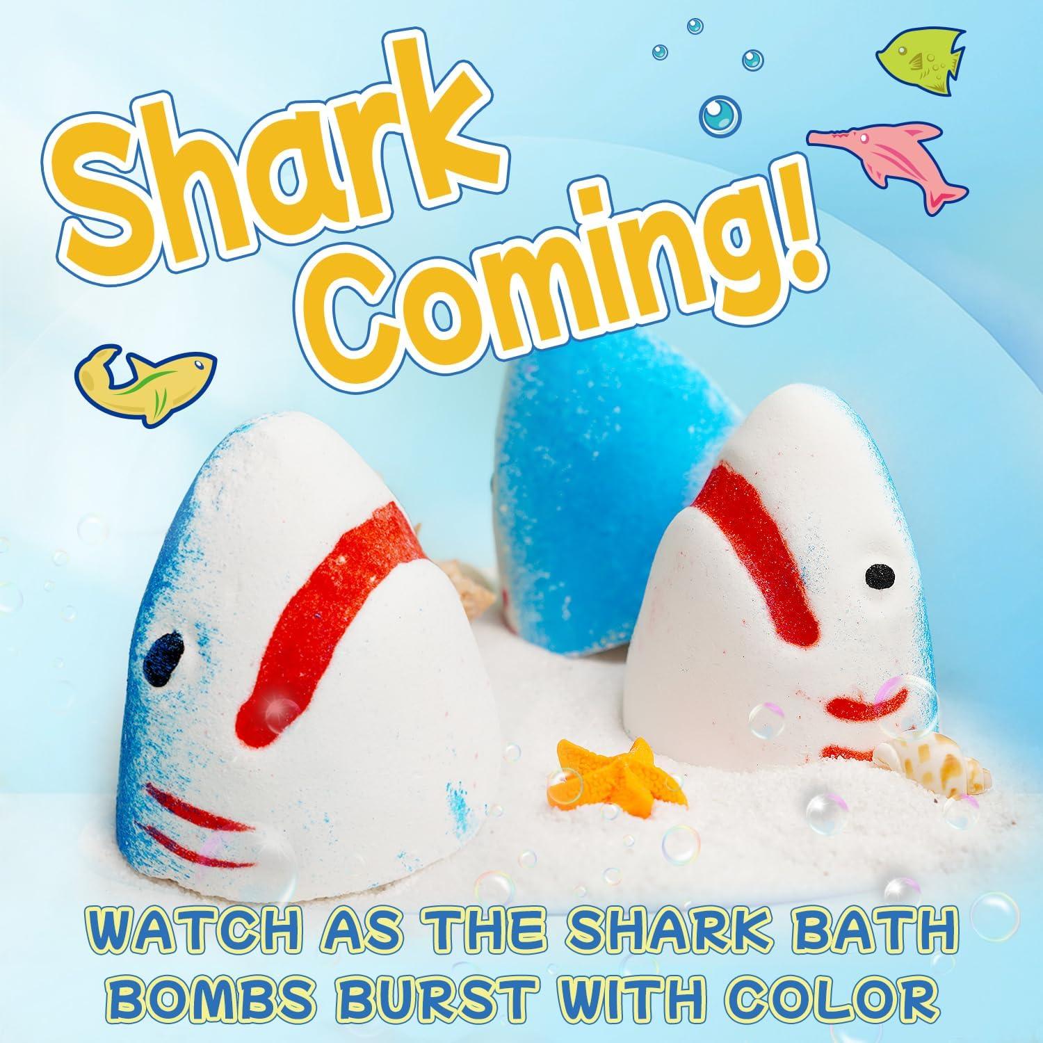 Bolas de Baño de Tiburón JOI MEW - 8 Bolas y 9 Juguetes