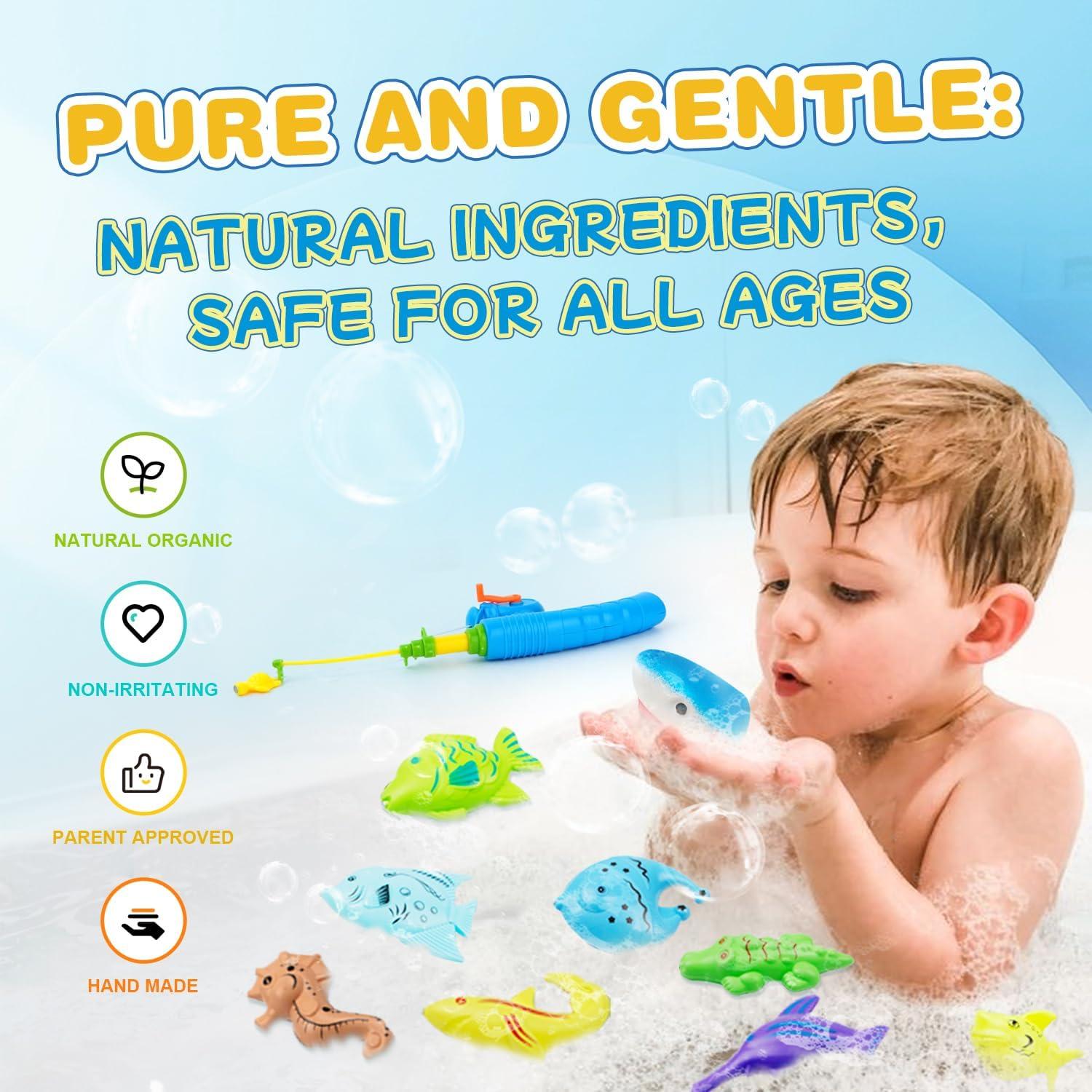 Bolas de Baño de Tiburón JOI MEW - 8 Bolas y 9 Juguetes