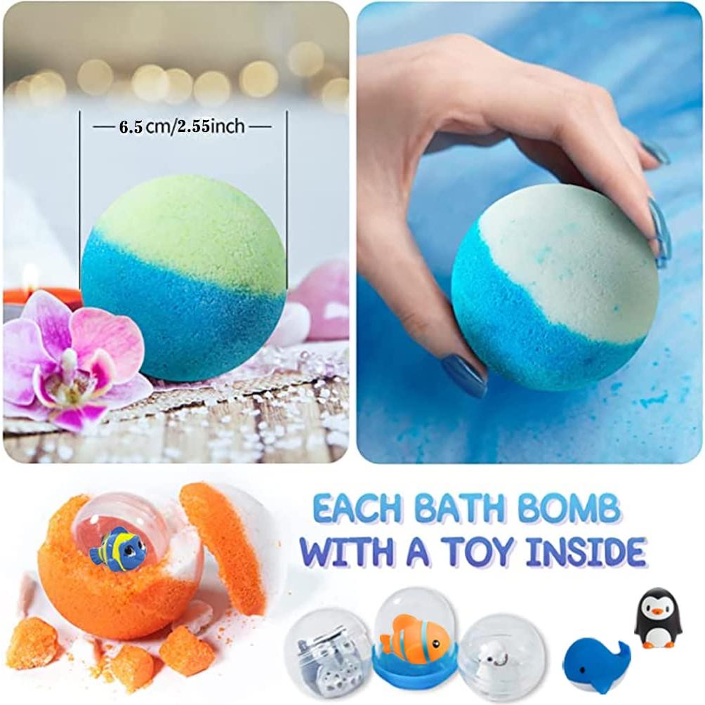 Juego de 20 Bombas de Baño Orgánicas Kims Cosiart con Sorpresa