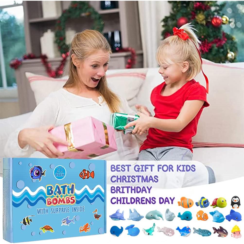 Juego de 20 Bombas de Baño Orgánicas Kims Cosiart con Sorpresa