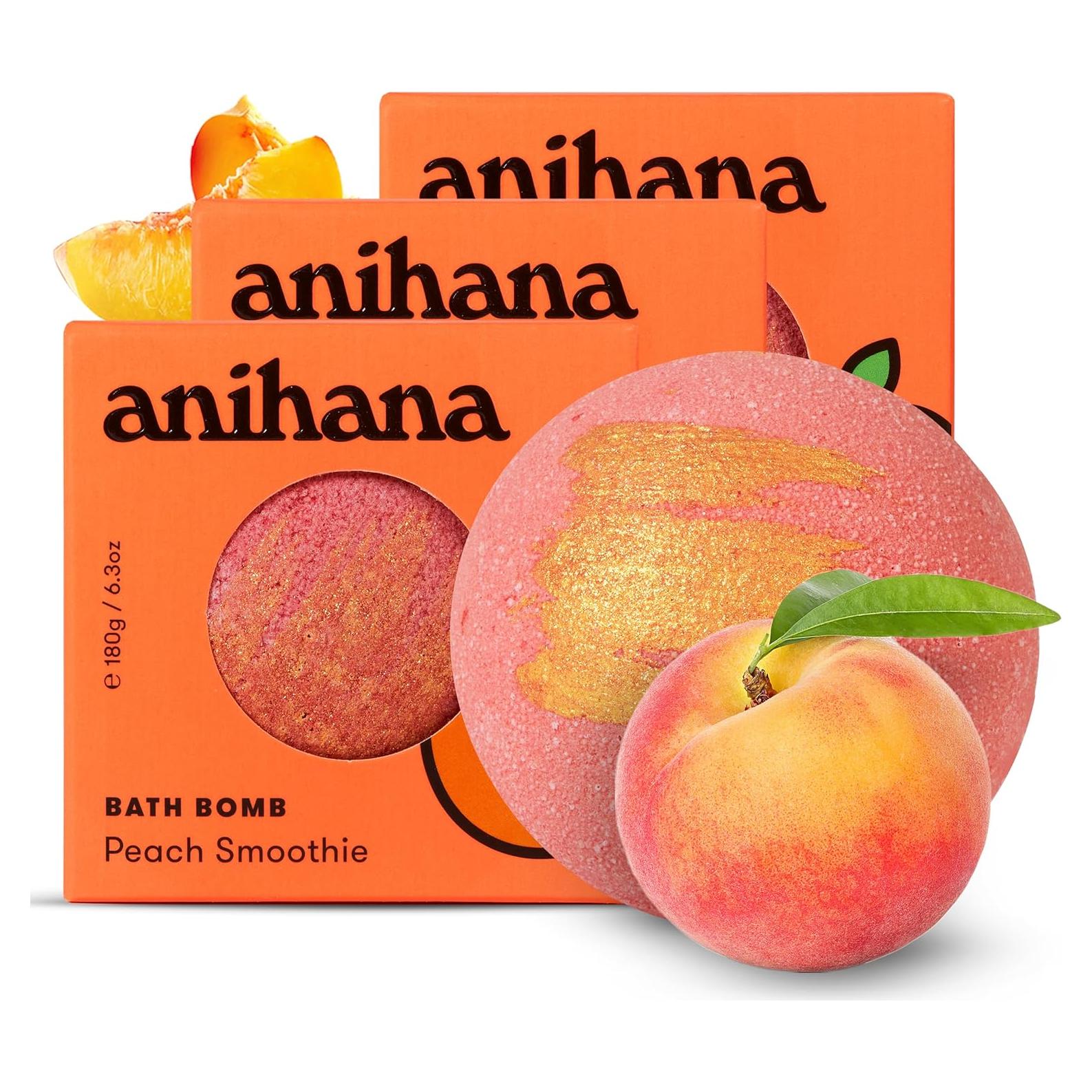 Bombas de Baño Anihana con Aceite de Coco - 3 Paquetes de 180g