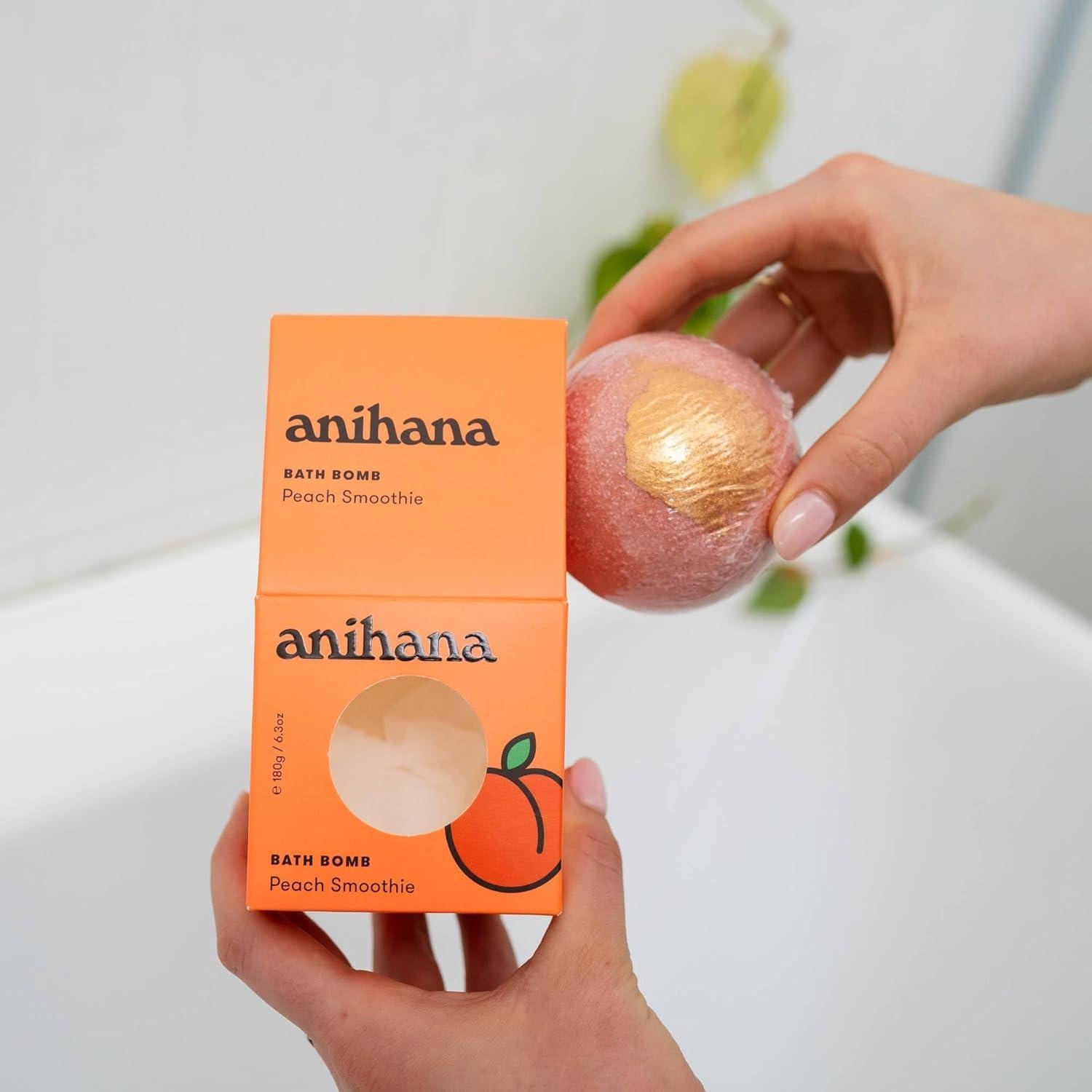 Bombas de Baño Anihana con Aceite de Coco - 3 Paquetes de 180g