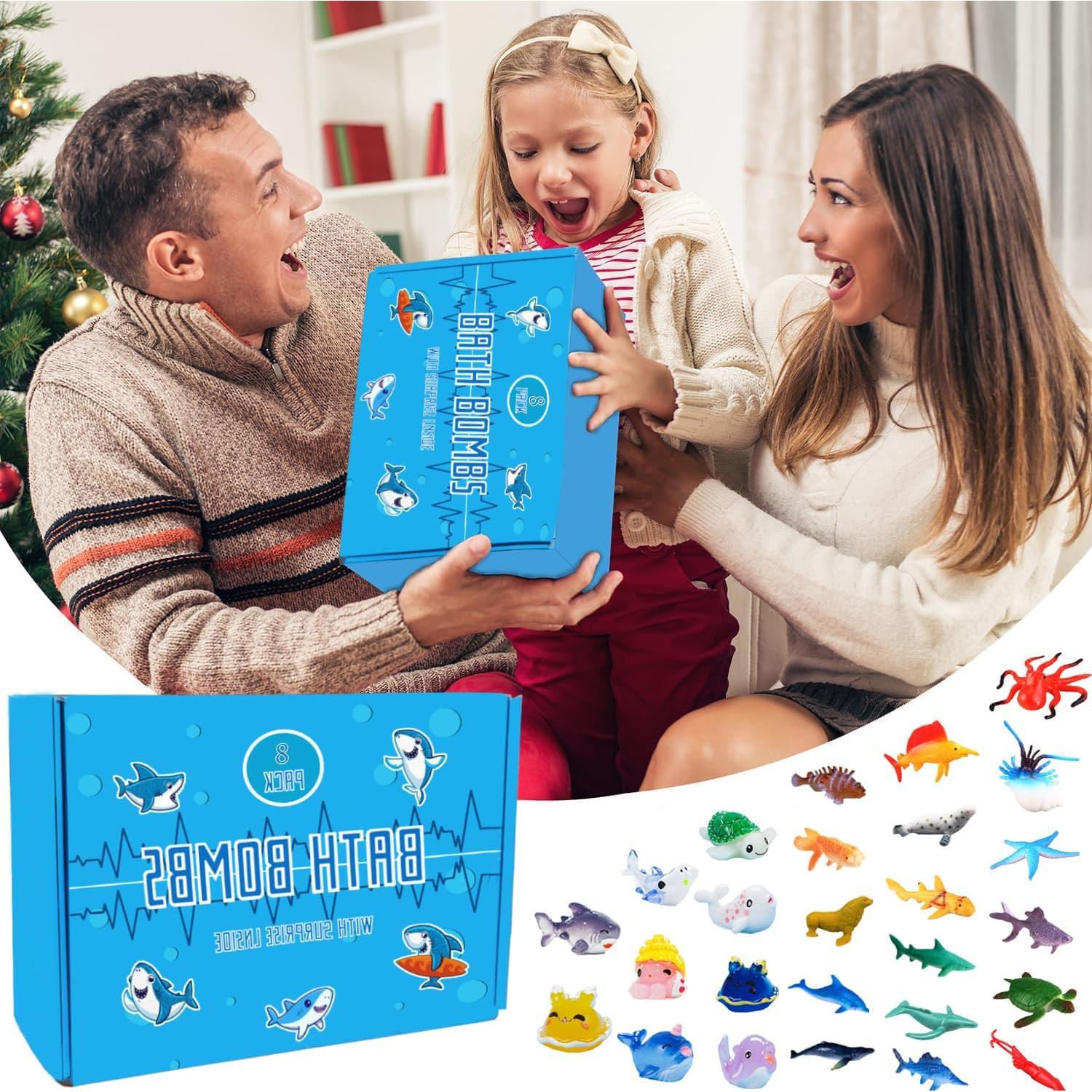 Bolas de Baño Pinyi para Niños - Set de 8 Sorpresas Marinas