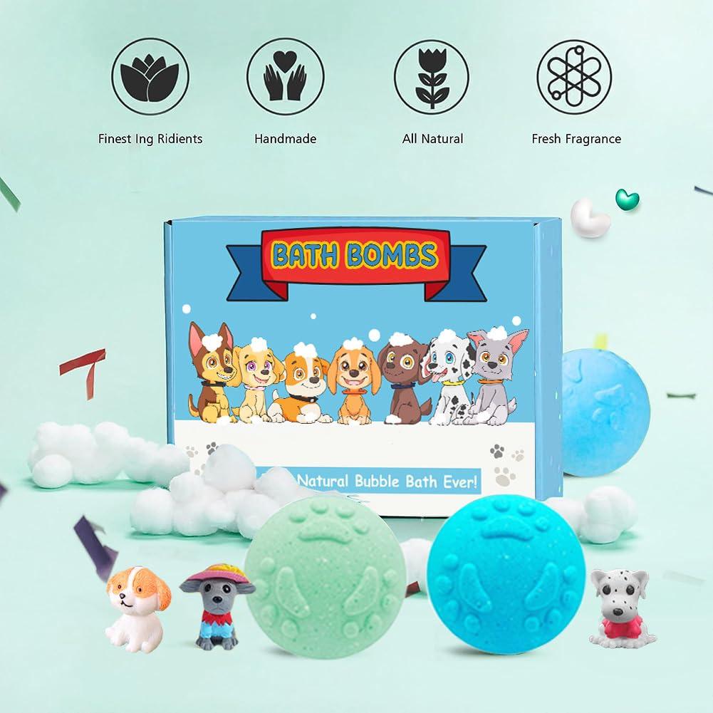 Bombas de baño orgánicas Kottke con sorpresa cachorro - 20 unidades