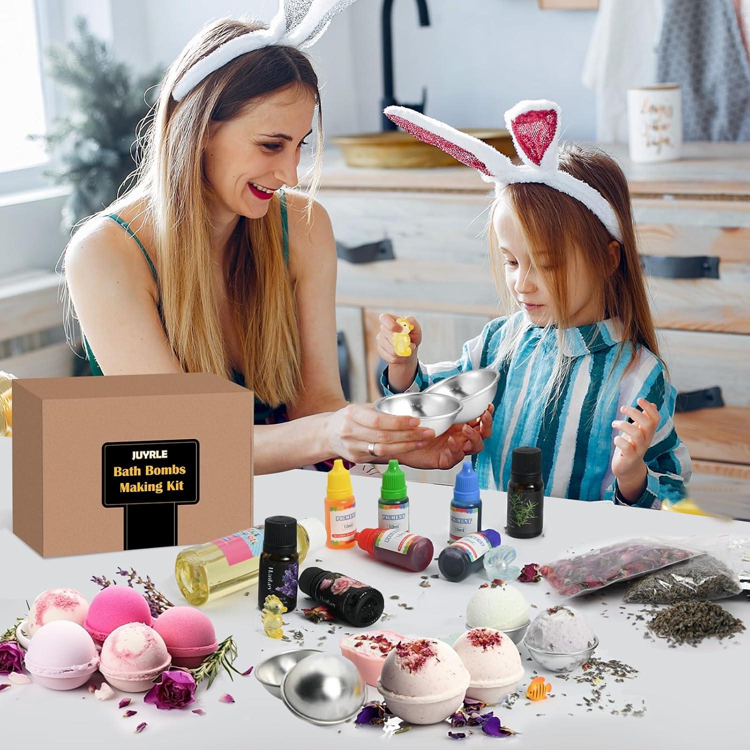 Kit de Bombas de Baño DIY JUYRLE - 30 Piezas para Niños