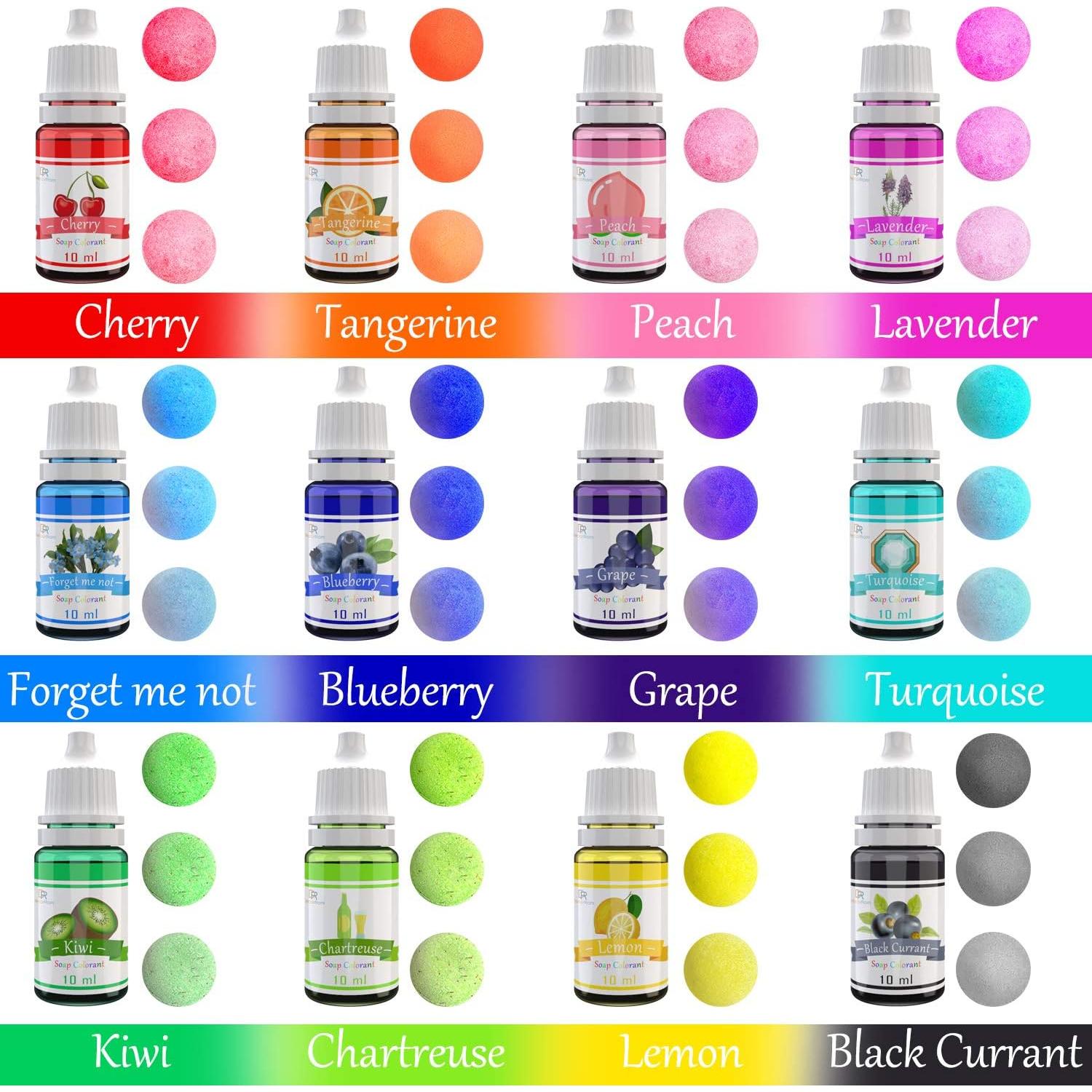 Juego de Moldes para Bombas de Baño DecorRom - 10 Moldes + 12 Colorantes