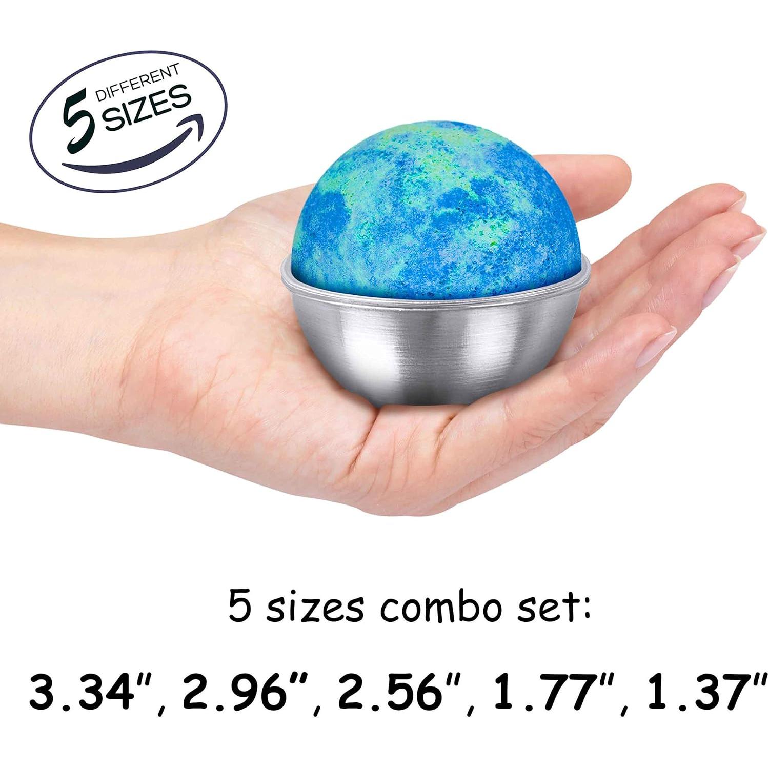 Juego de Moldes para Bombas de Baño Healthy Home Helper - Acero Inoxidable