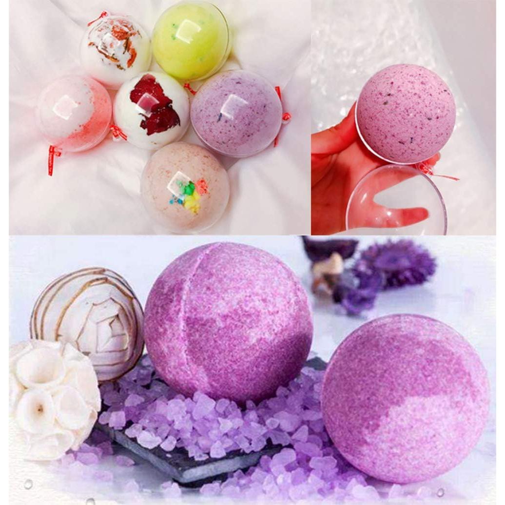 Set de 30 Moldes de Bomba de Baño AOMGD 60mm + 50 Bolsas