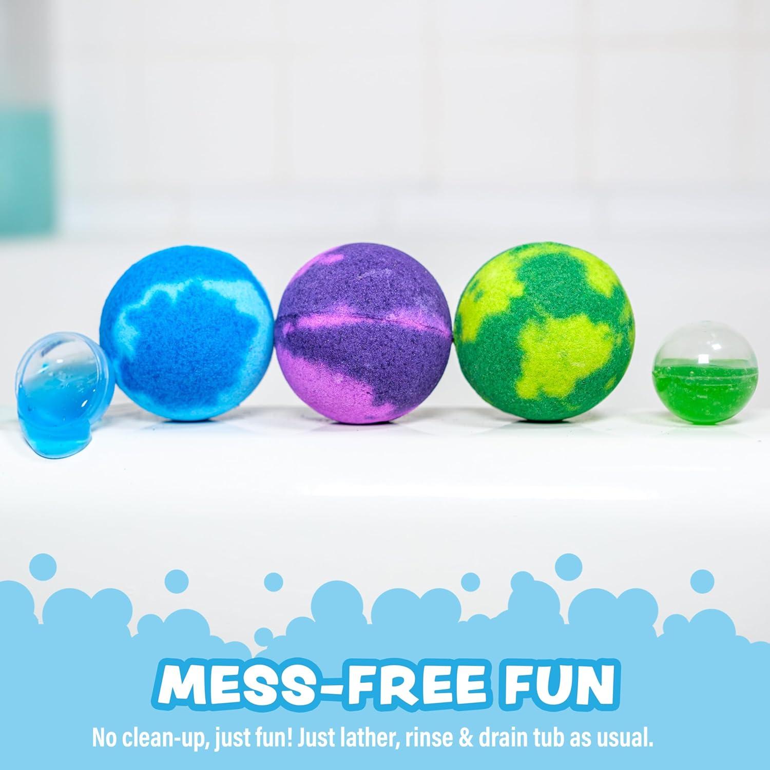 Bombas de Baño Super Goo con Sorpresa - 6 Piezas No Tóxicas