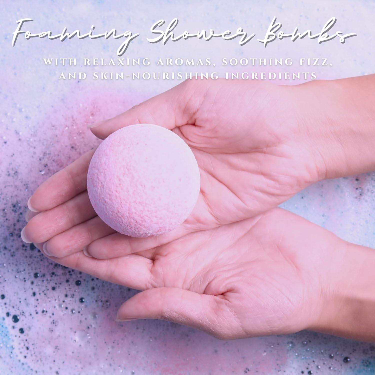 Bombas de Baño de Melatonina Schone Body - Set de 2 - Infundidas con Lavanda y Manzanilla