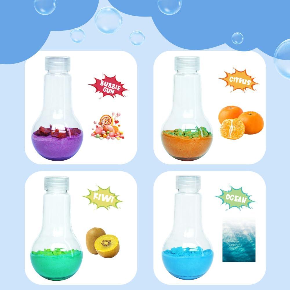 Set de 4 Bombas de Baño HZEX para Niños - Naturales y Seguras