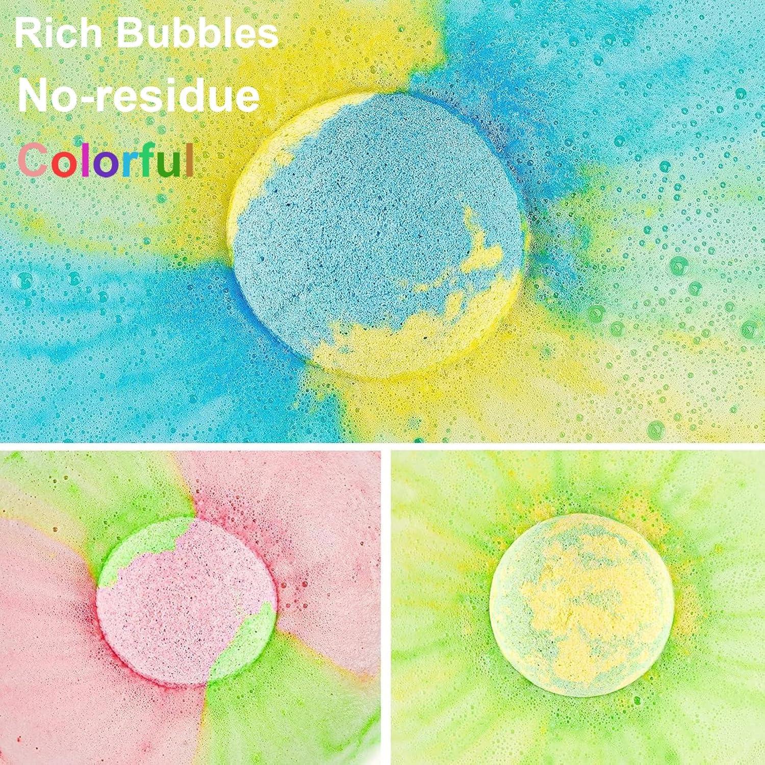 Set de 14 Bombas de Baño Orgánicas DUAIU - Aromas Naturales