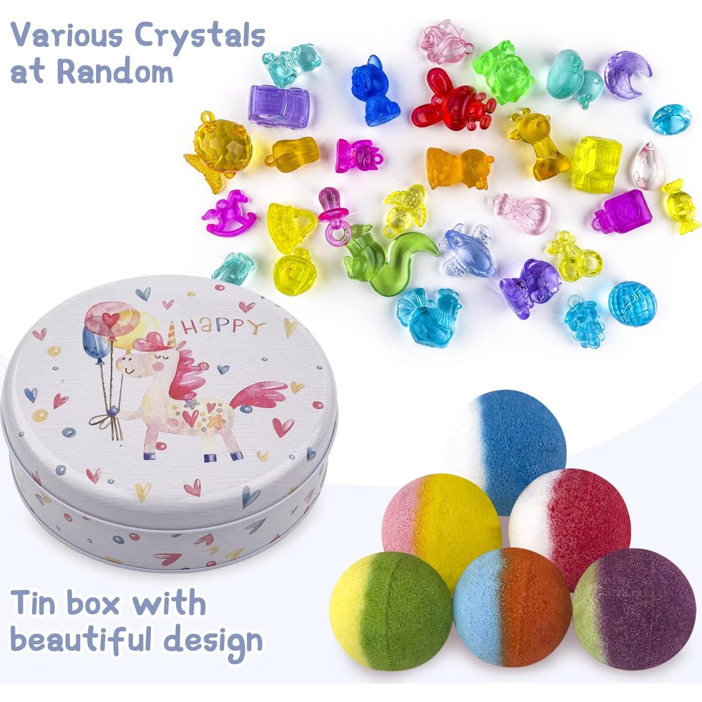 Bombas de Baño para Niños DOVIPE - 12 Piezas con Juguetes Sorpresa