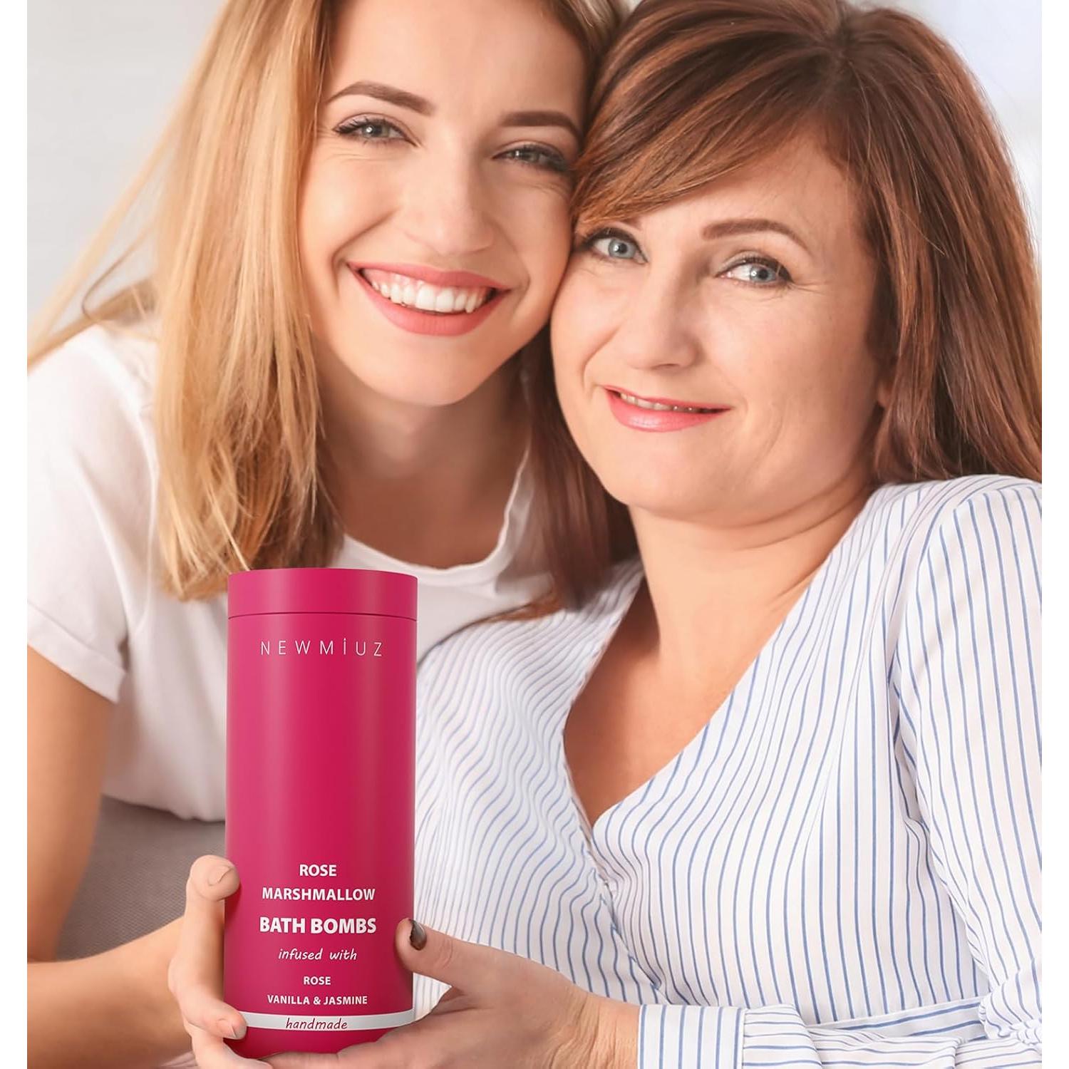 Bomba de Baño Espumosa New Miuz Rosa y Vainilla 3 Unidades
