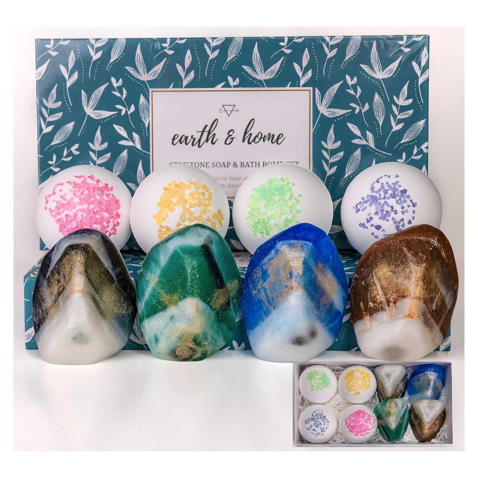 Juego de Jabón y Bombas de Baño Tierra y Hogar - 8 Piezas