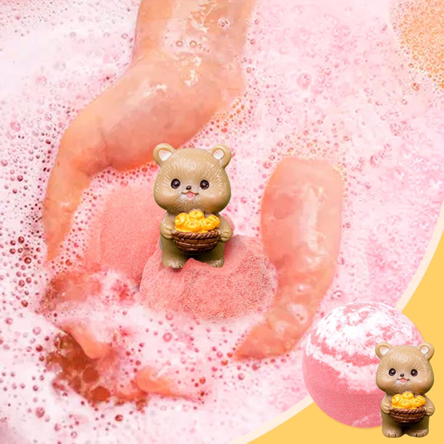 Set de 12 Bombas de Baño Orgánicas con Juguetes Sorpresa